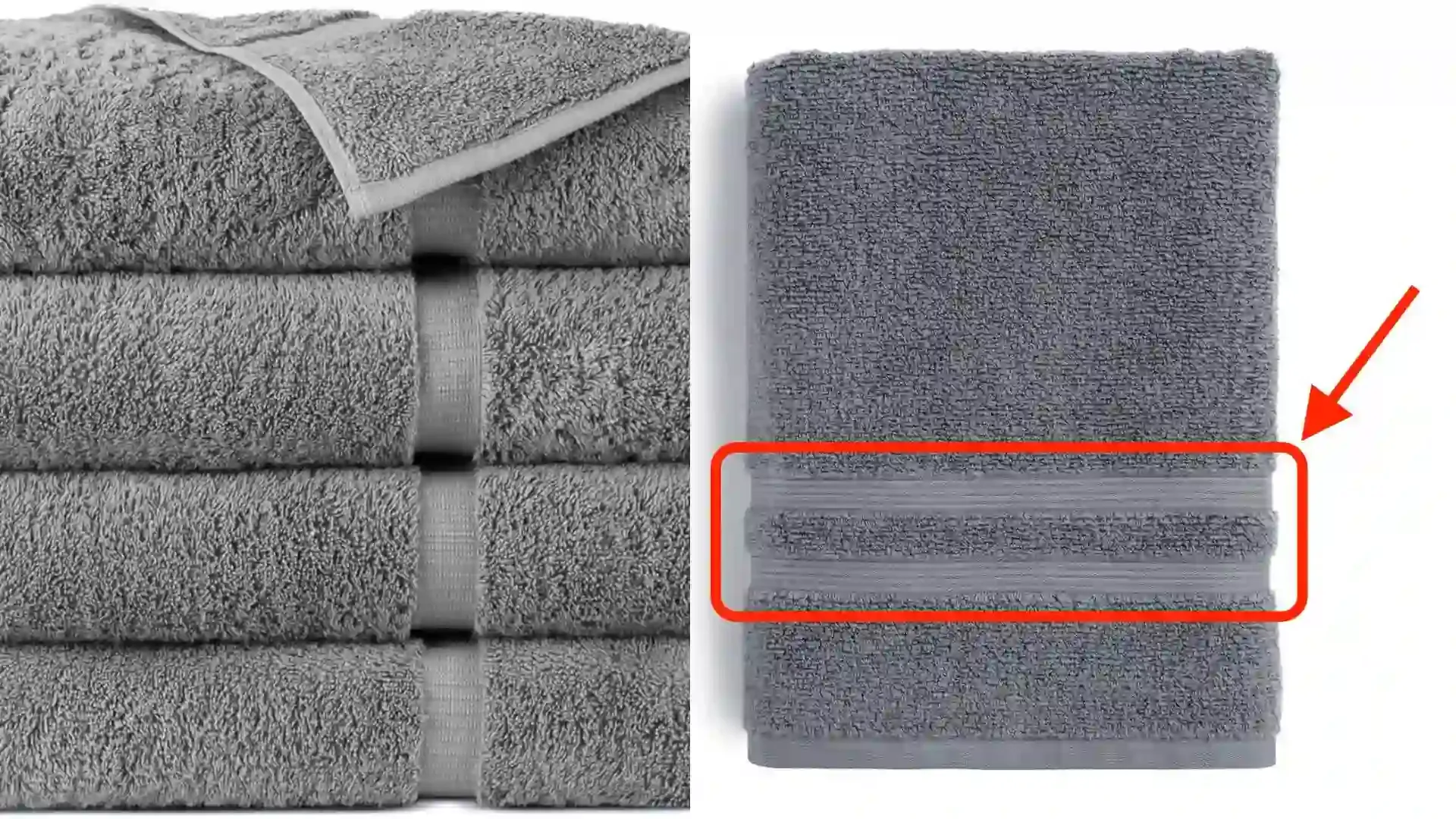 Why do towels have borders