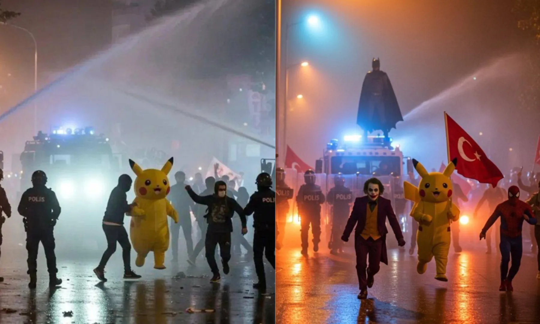 Mass protests break out in Turkey against Erdogan– Pikachu joins in| video