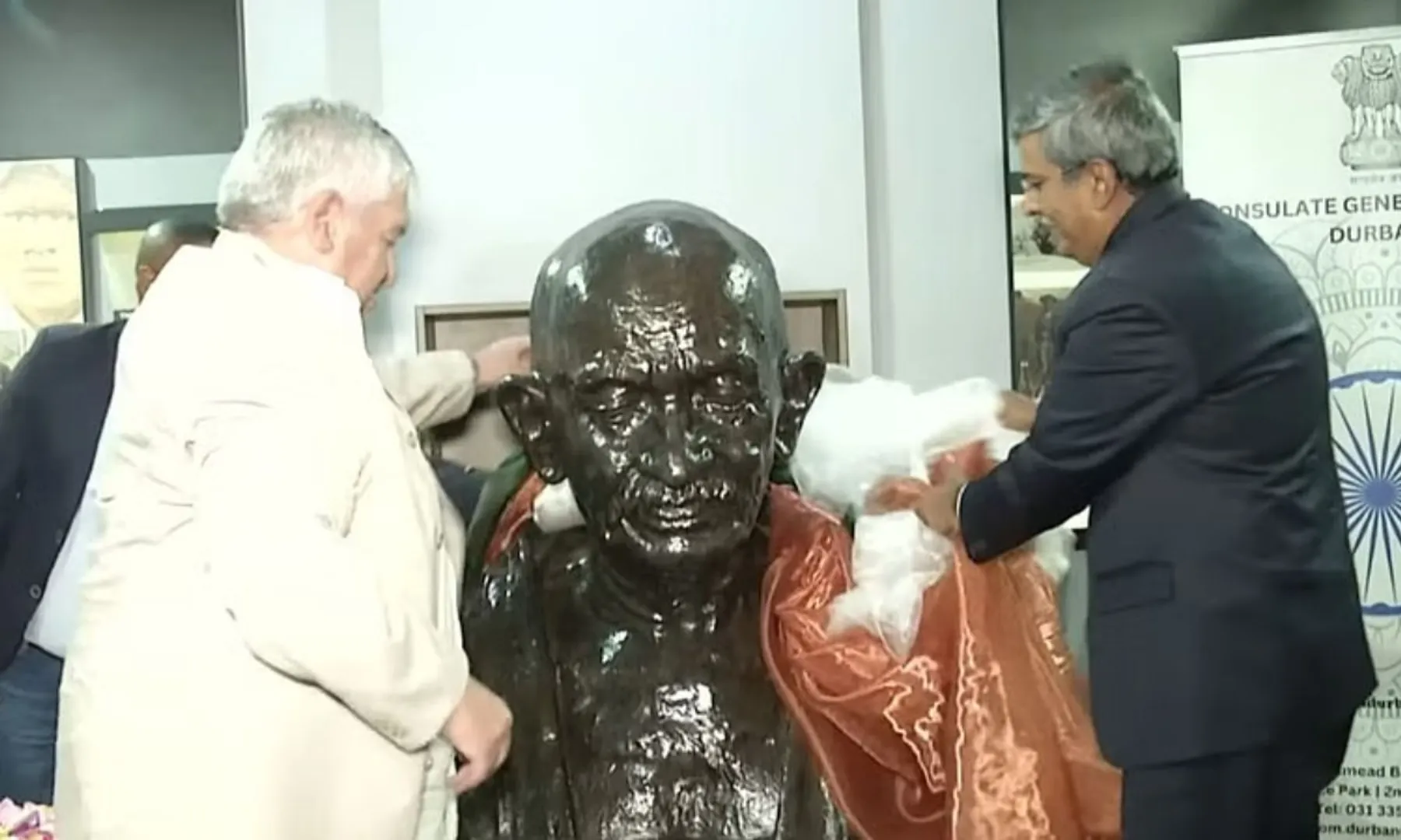South African province that banned Indians for over 100 years gets Gandhi statue