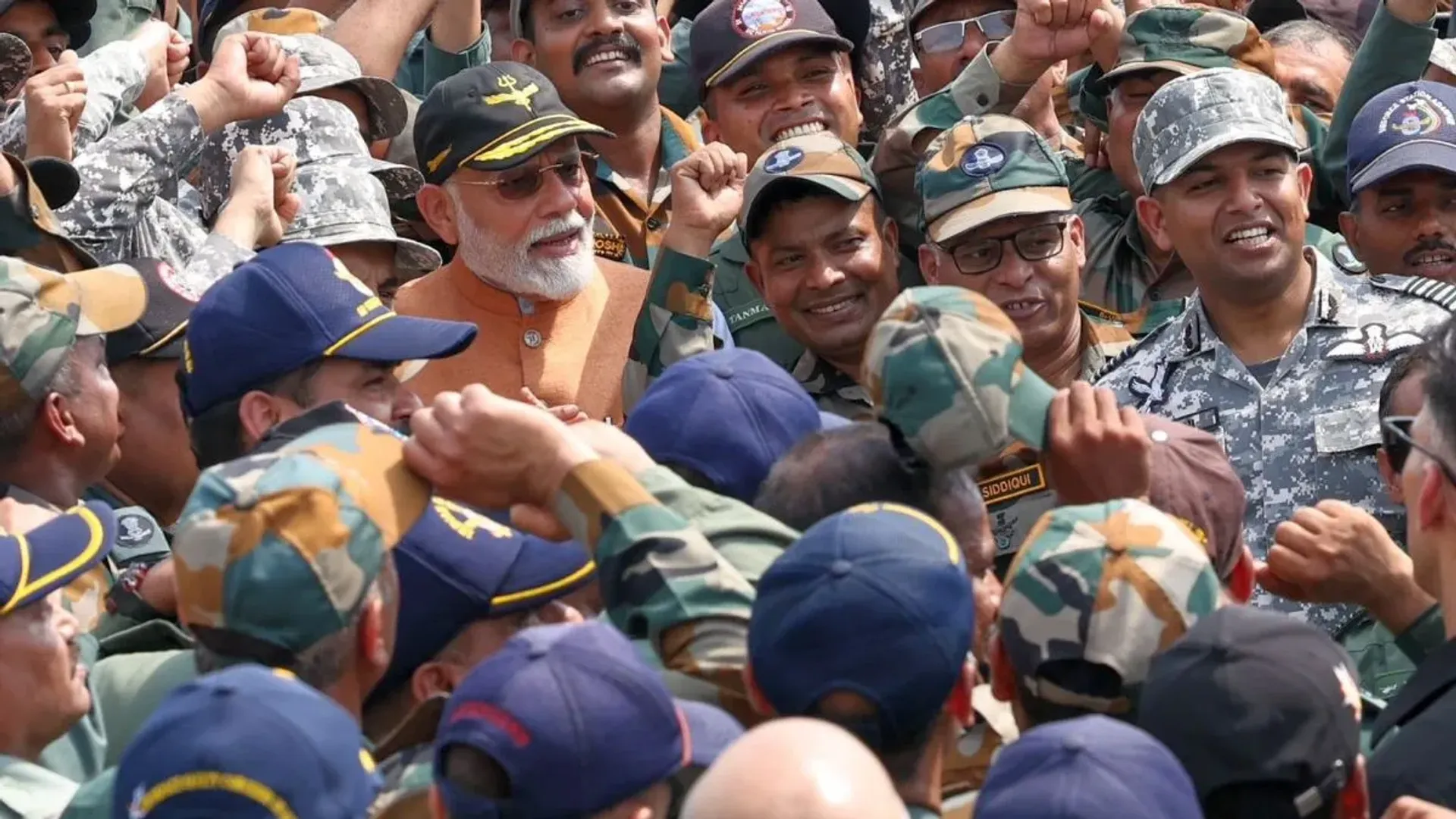 PM Modi visits Adampur Air base in Punjab