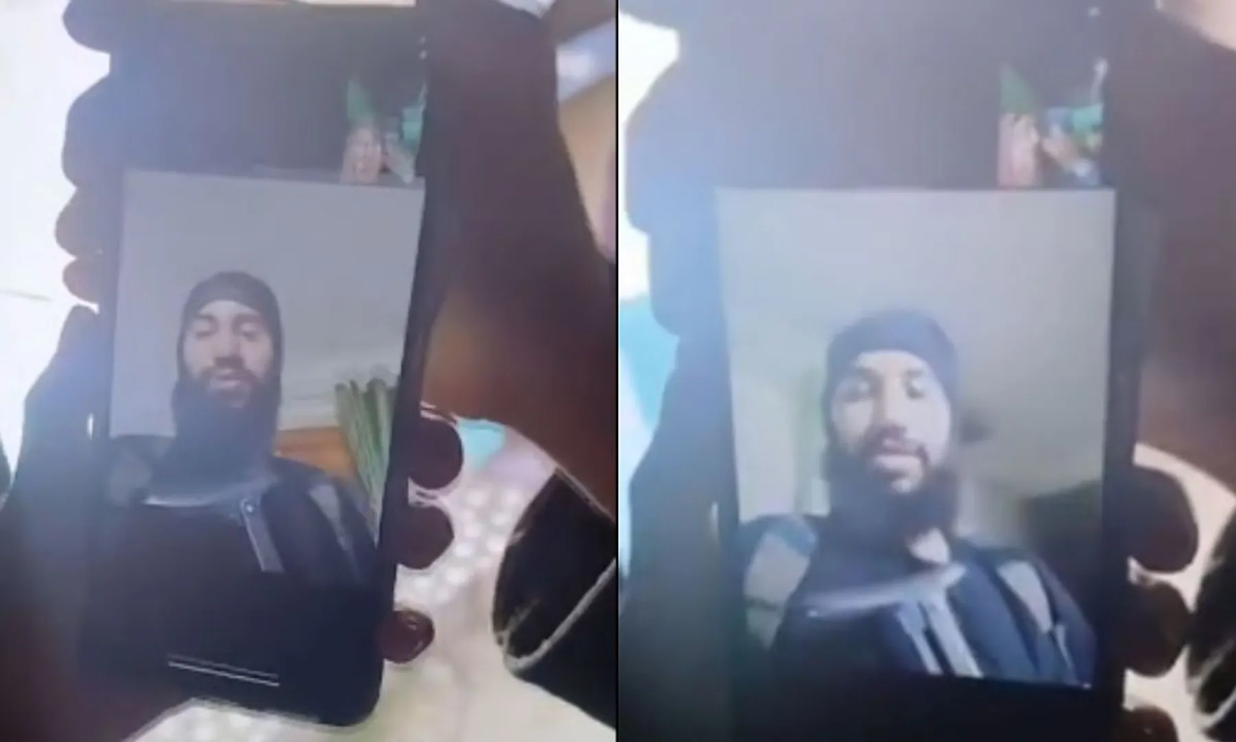 Mother begs terrorist to surrender in final call before encounter  Watch