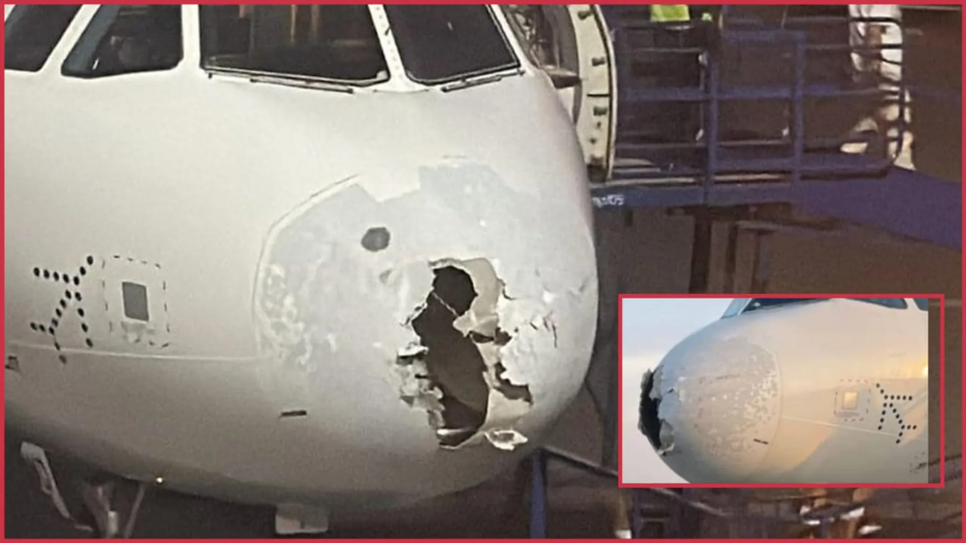 Passengers in panic as IndiGo flight hit by hailstorm