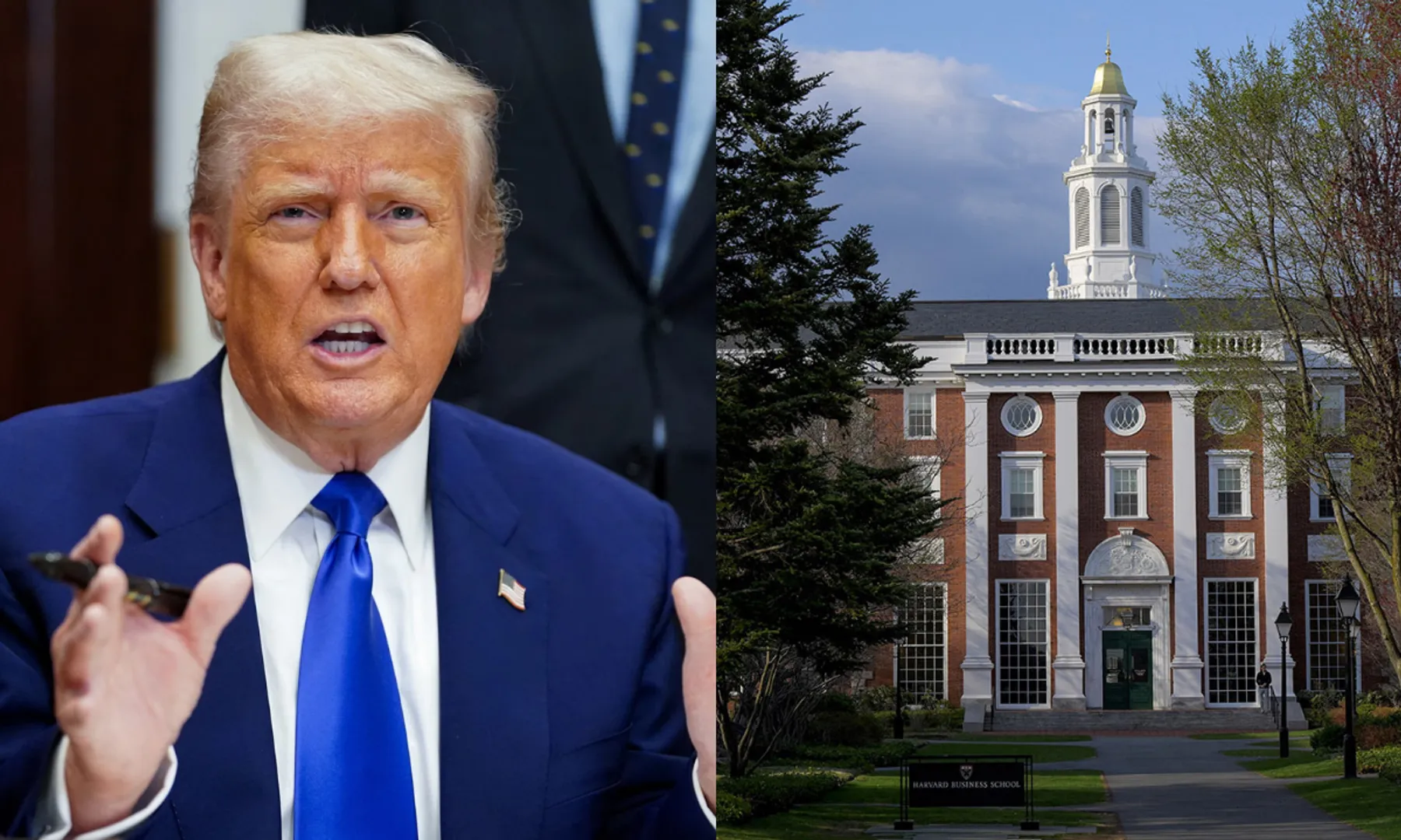 Trump bans Harvard from enrolling foreign students