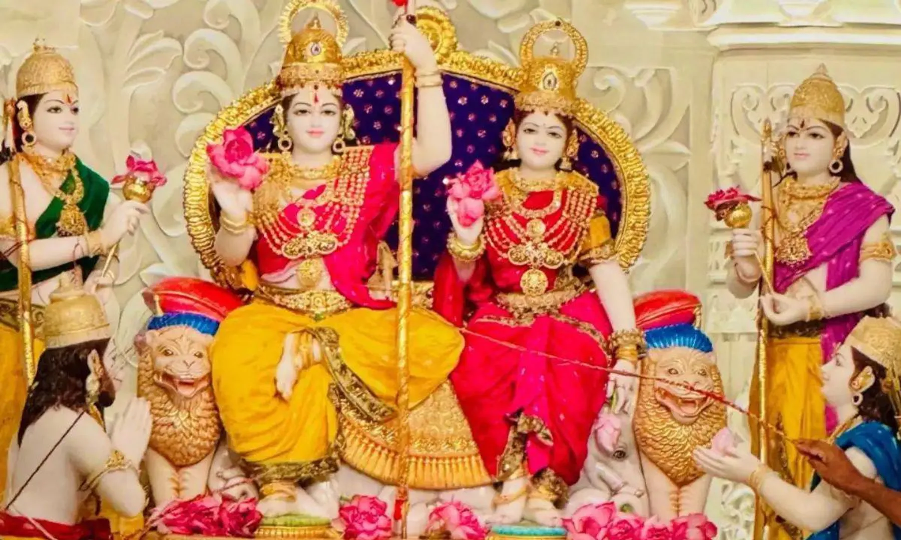Raja Ram, eight deities consecrated at Ram Mandir on Yogi Adityanath’s 53rd birthday