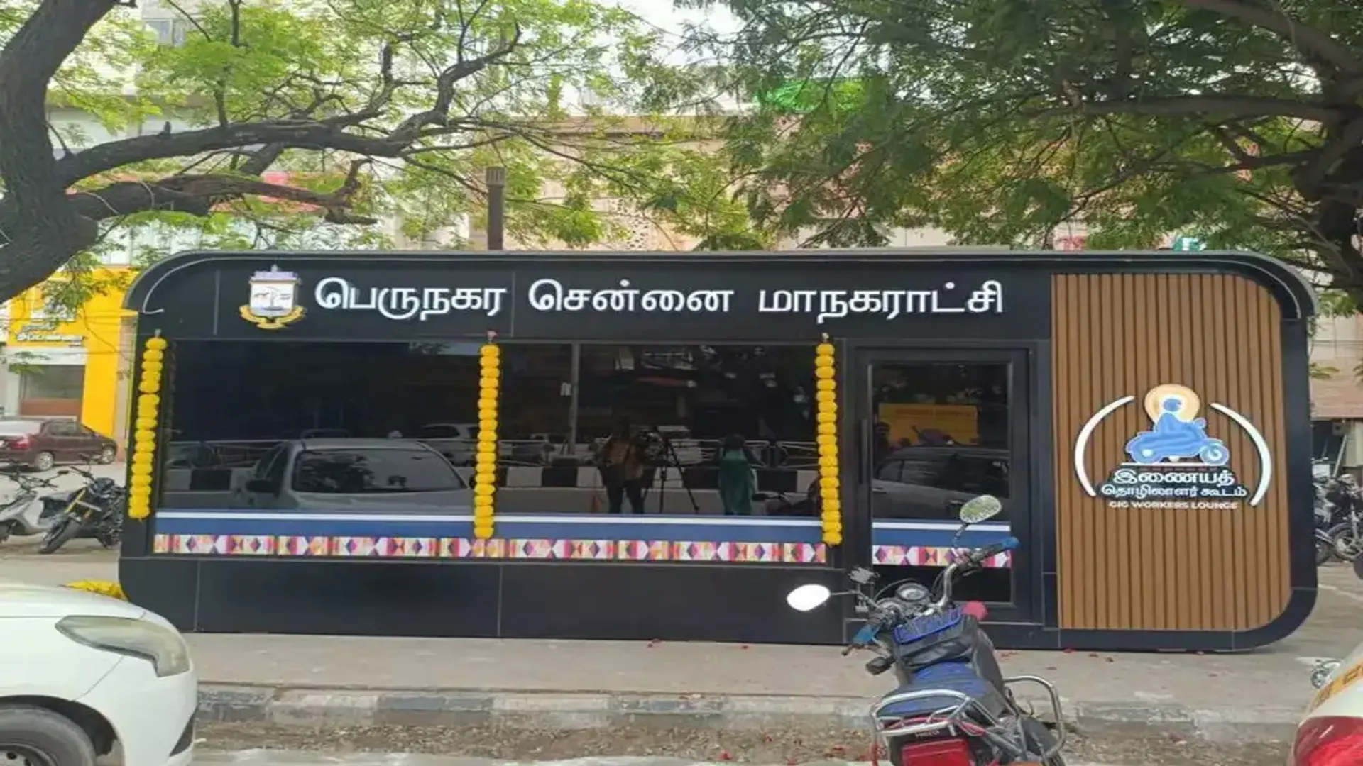 India's first AC rest stops for delivery partners