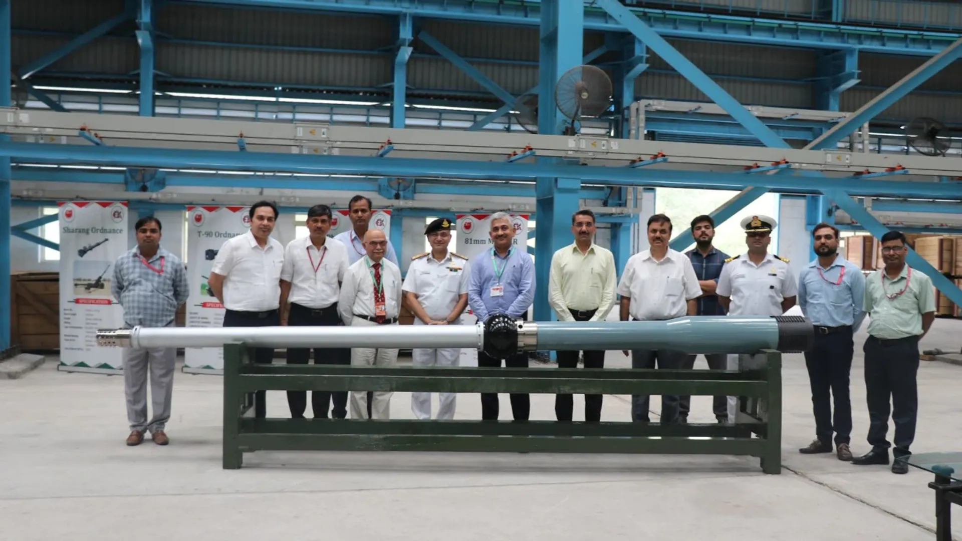 Indian Navy gets indigenously made gun barrels in push for self-reliance