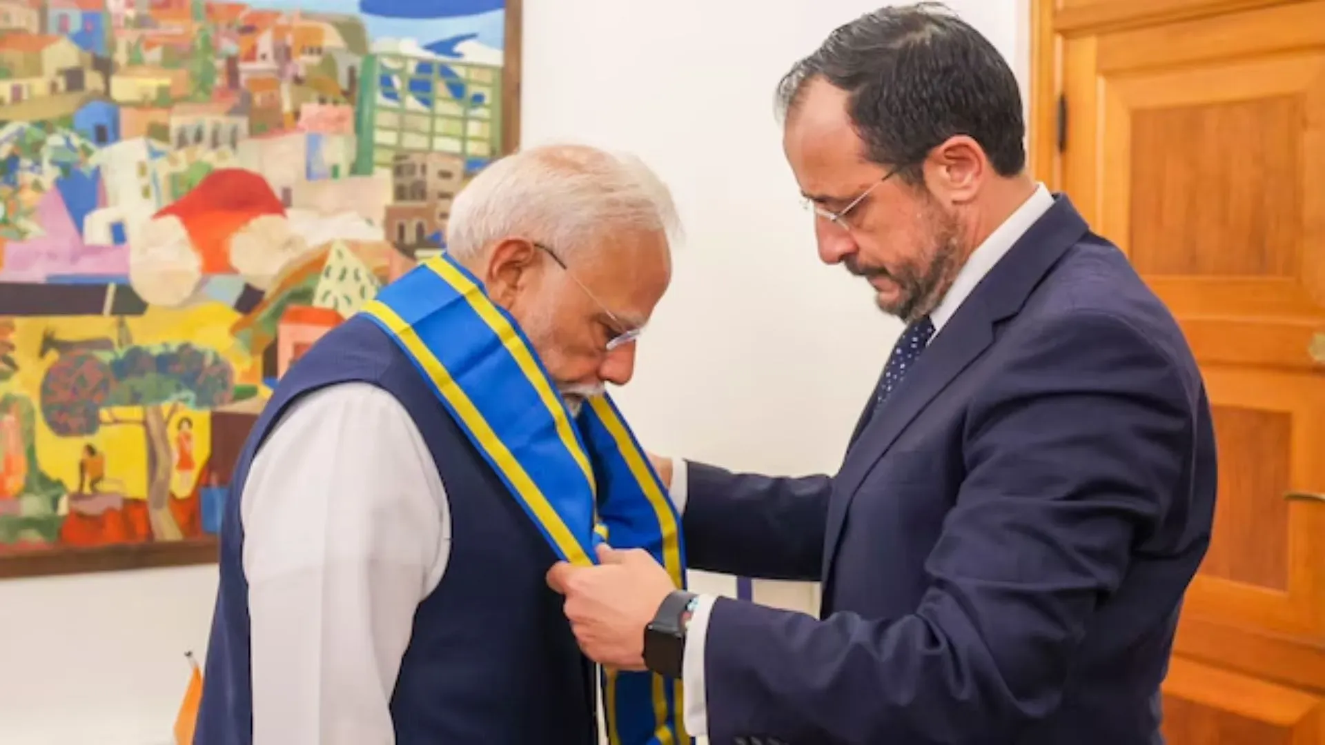 PM Modi awarded Cyprus’s top civilian honour ‘Grand Cross of Makarios III’