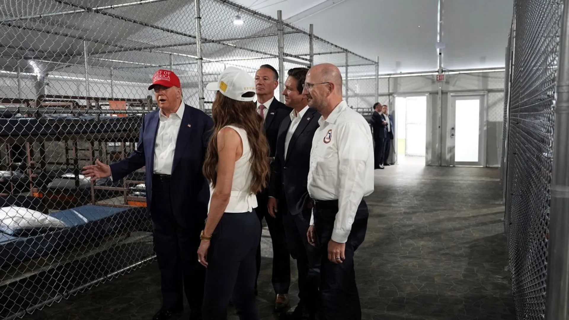  Trump calls Biden "son of a B****" during visit to migrant center post image