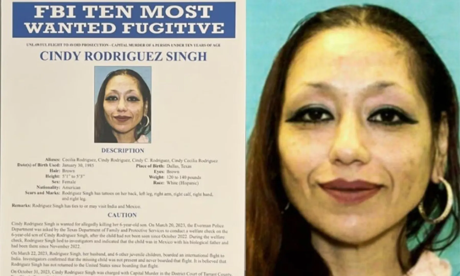  US woman with ties to India added to FBI's top 10 most wanted list post image