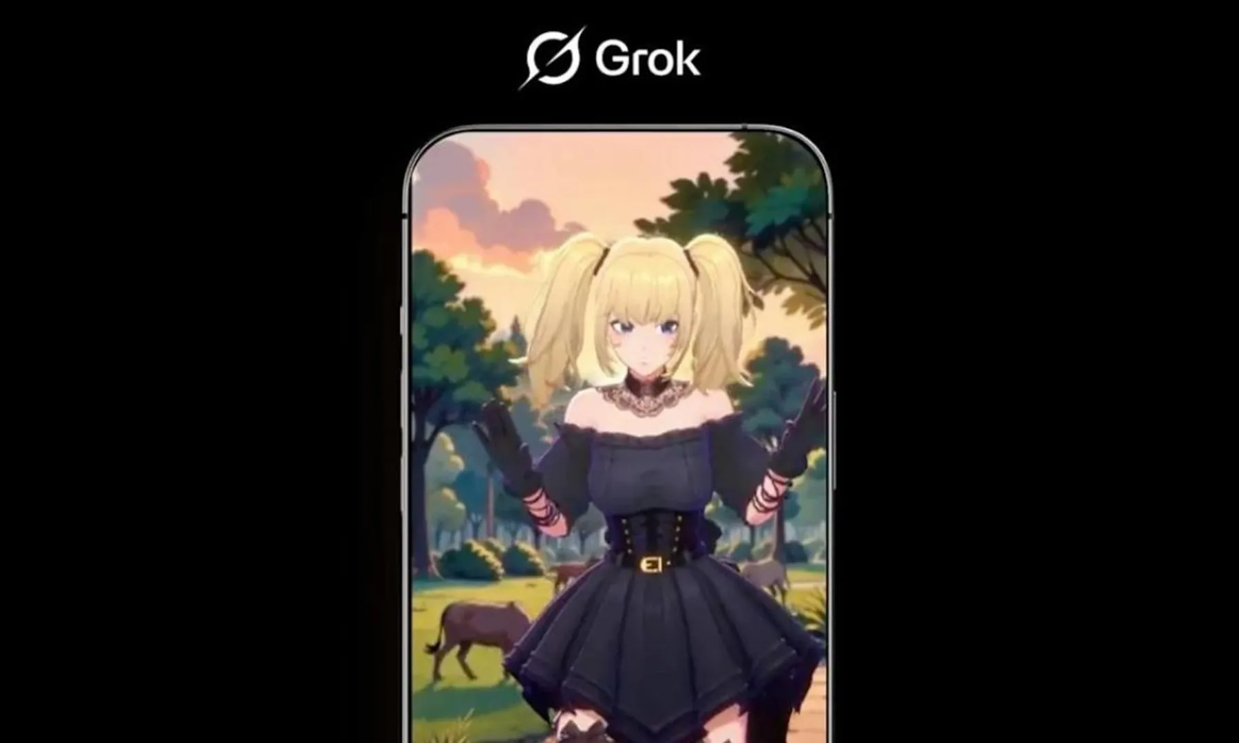  Elon Musk’s Grok introduces anime companion ‘Ani’ who strips and flirts with users post image
