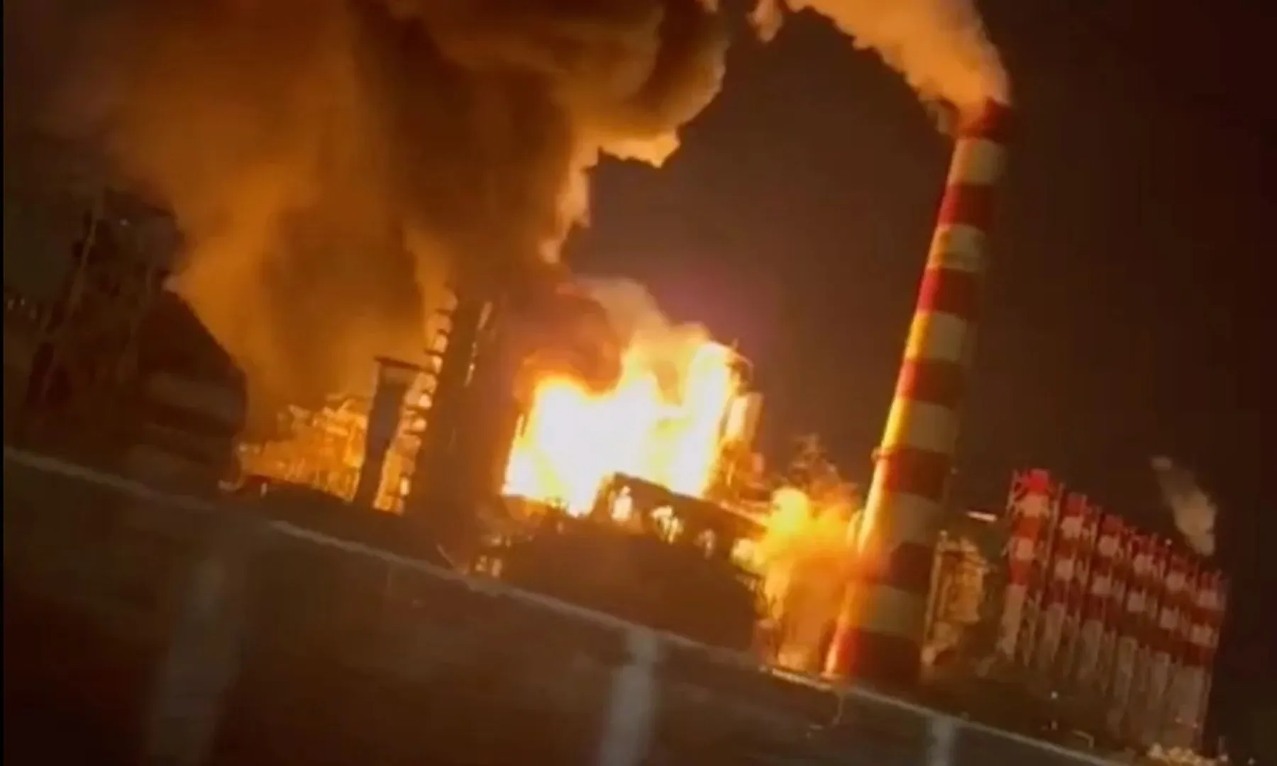 Ukraine drone strikes Russian nuclear plant, fire erupts at Ust-Luga terminal