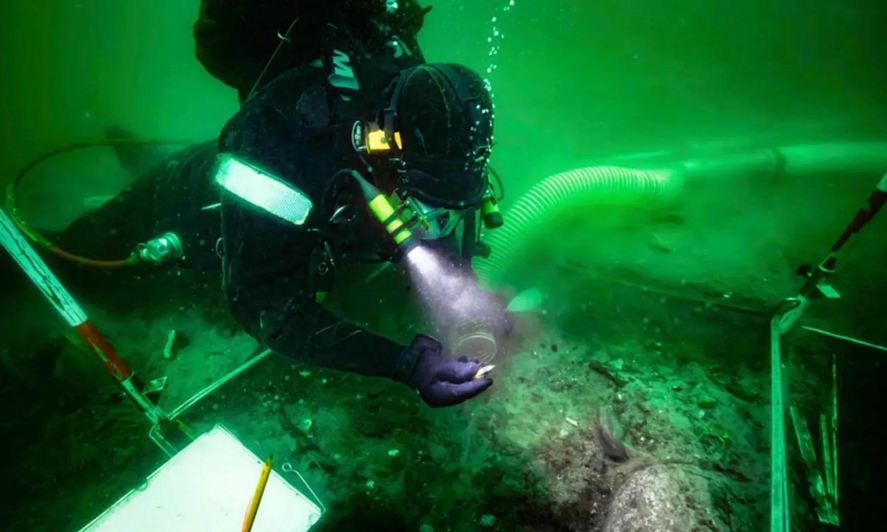 Frozen in time 8,500-year-old human settlement discovered underwater in Denmark