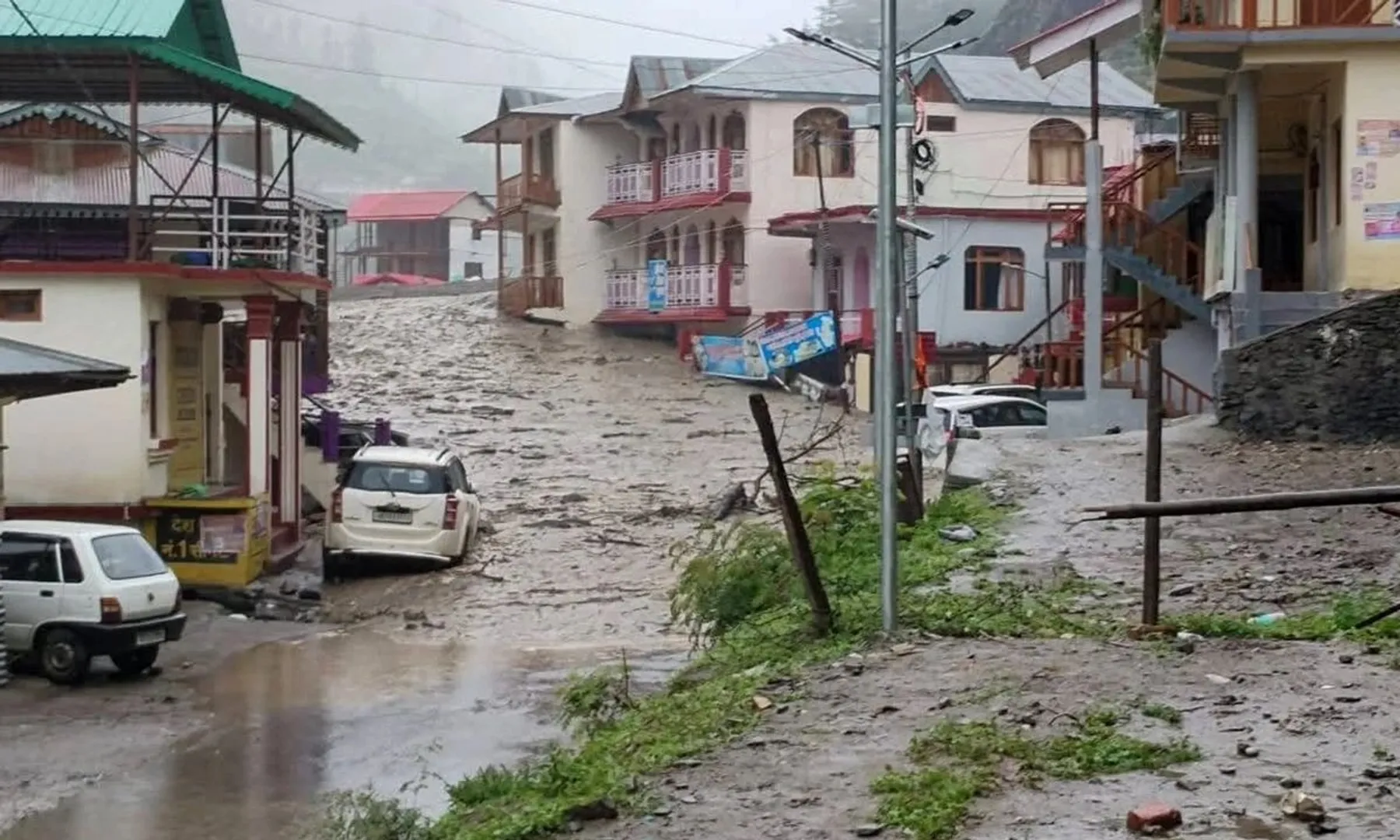  Cloudburst hits multiple Indian states: 7 dead in Landslides and flash floods, homes damaged post image