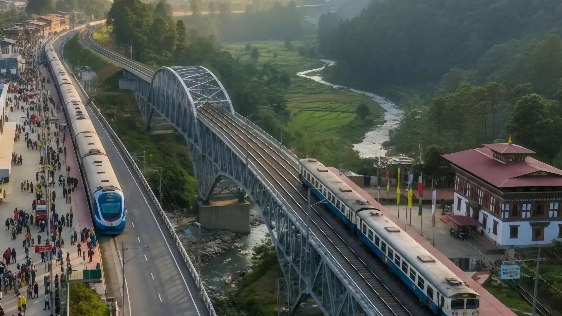  India to build two rail links, connecting Bhutan directly for the first time post image