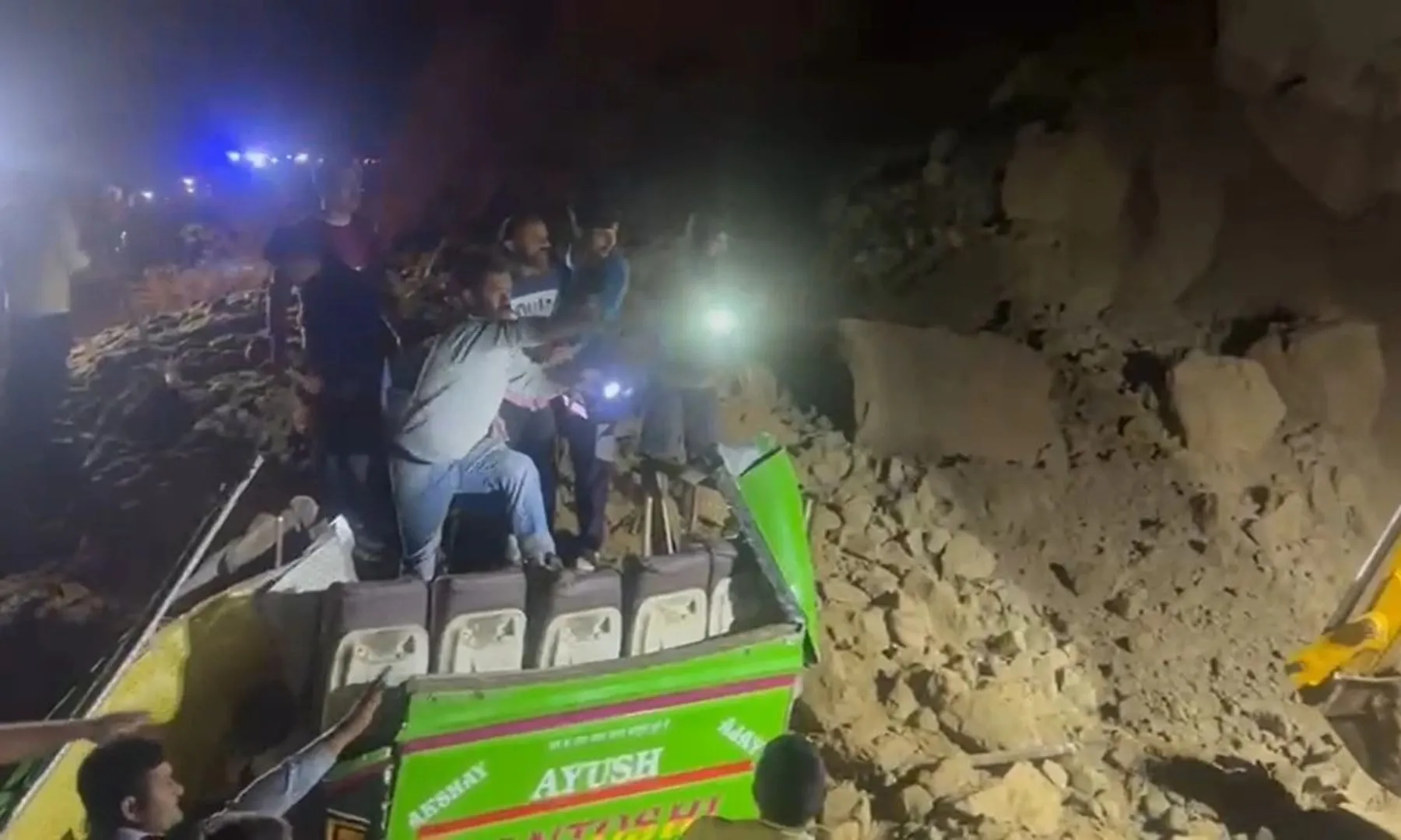 15 killed after boulders crush bus in Bilaspur; heavy rain triggers landslide in Himachal