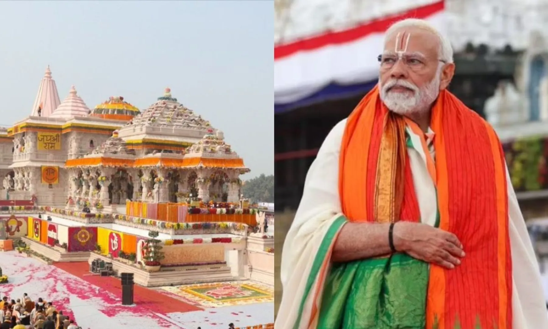  Ayodhya set for big moment: PM Modi to raise saffron flag on Ram Mandir shikhar tomorrow 