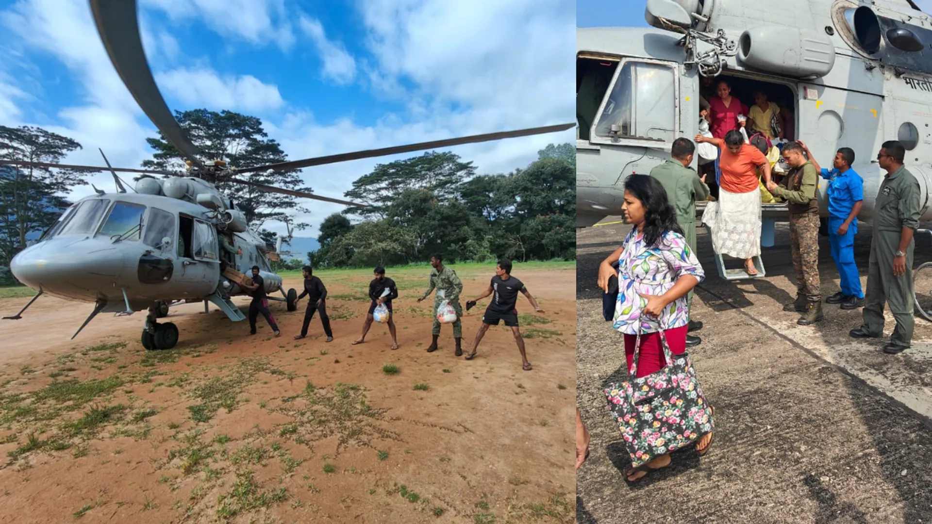  IAF recuses 50+ people form flood-hit  Sri Lanka inclusing Pakistani, Bangladeshi citizens 