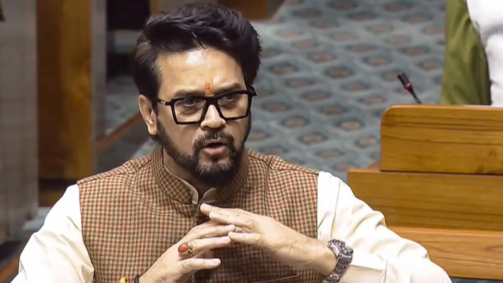  E-cigarettes allowed in Parliament? Anurag Thakur accuses TMC leader of vaping inside premises 