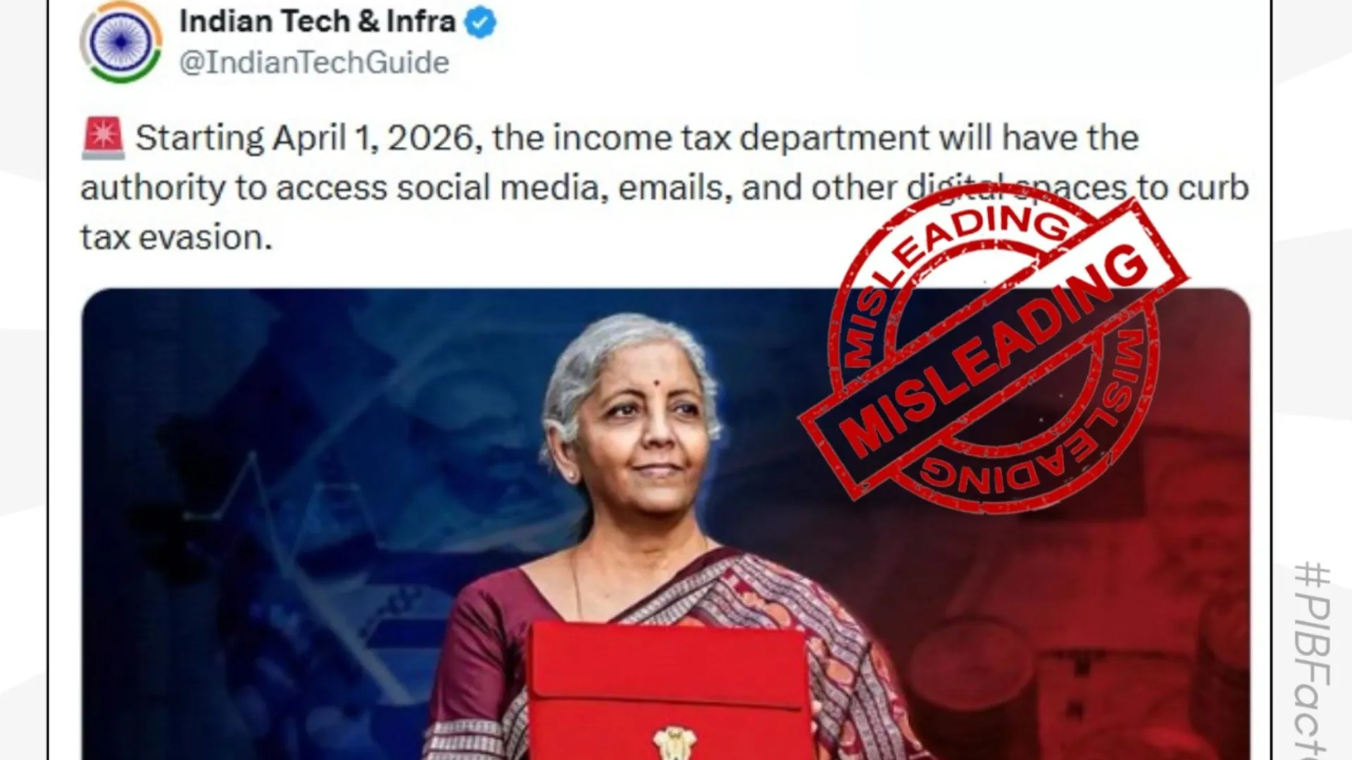  Income tax dept will not access your social media, bank accounts: PIB clarifies 