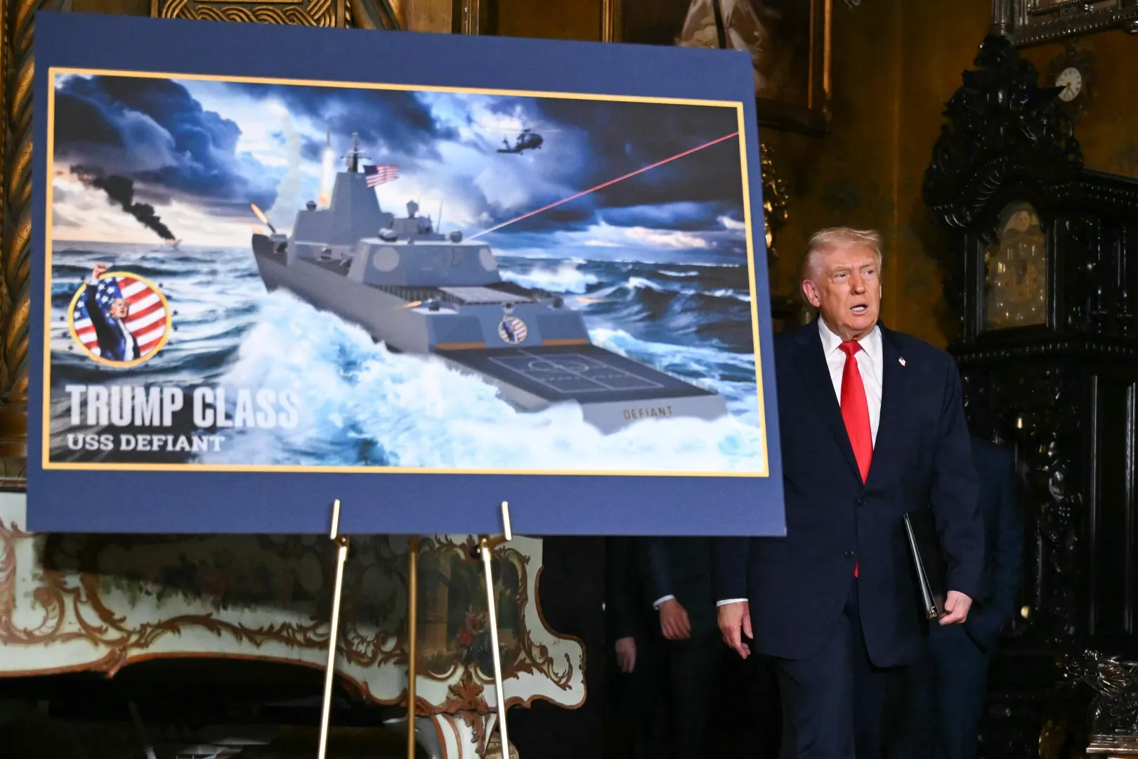  Trump introduces new ‘Golden Fleet’ warships named after himself 