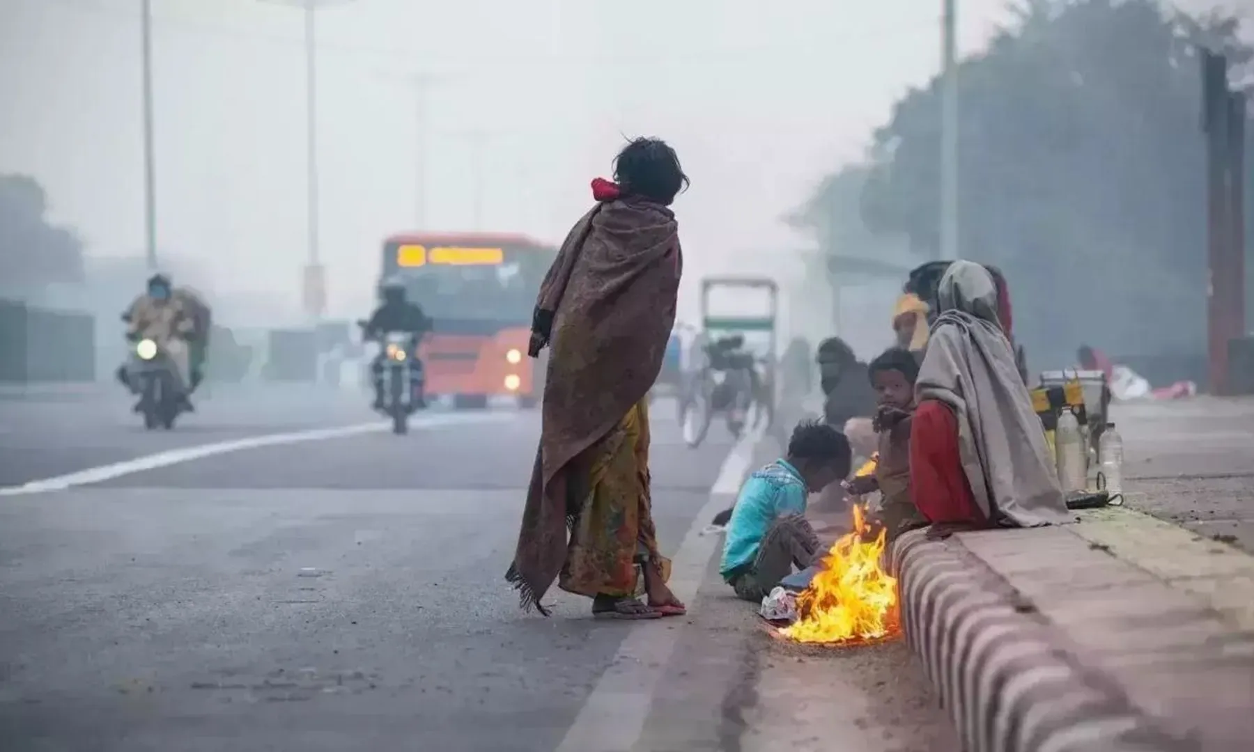  Delhi wakes up to bone-chilling cold as temperatures slip below 3°C 