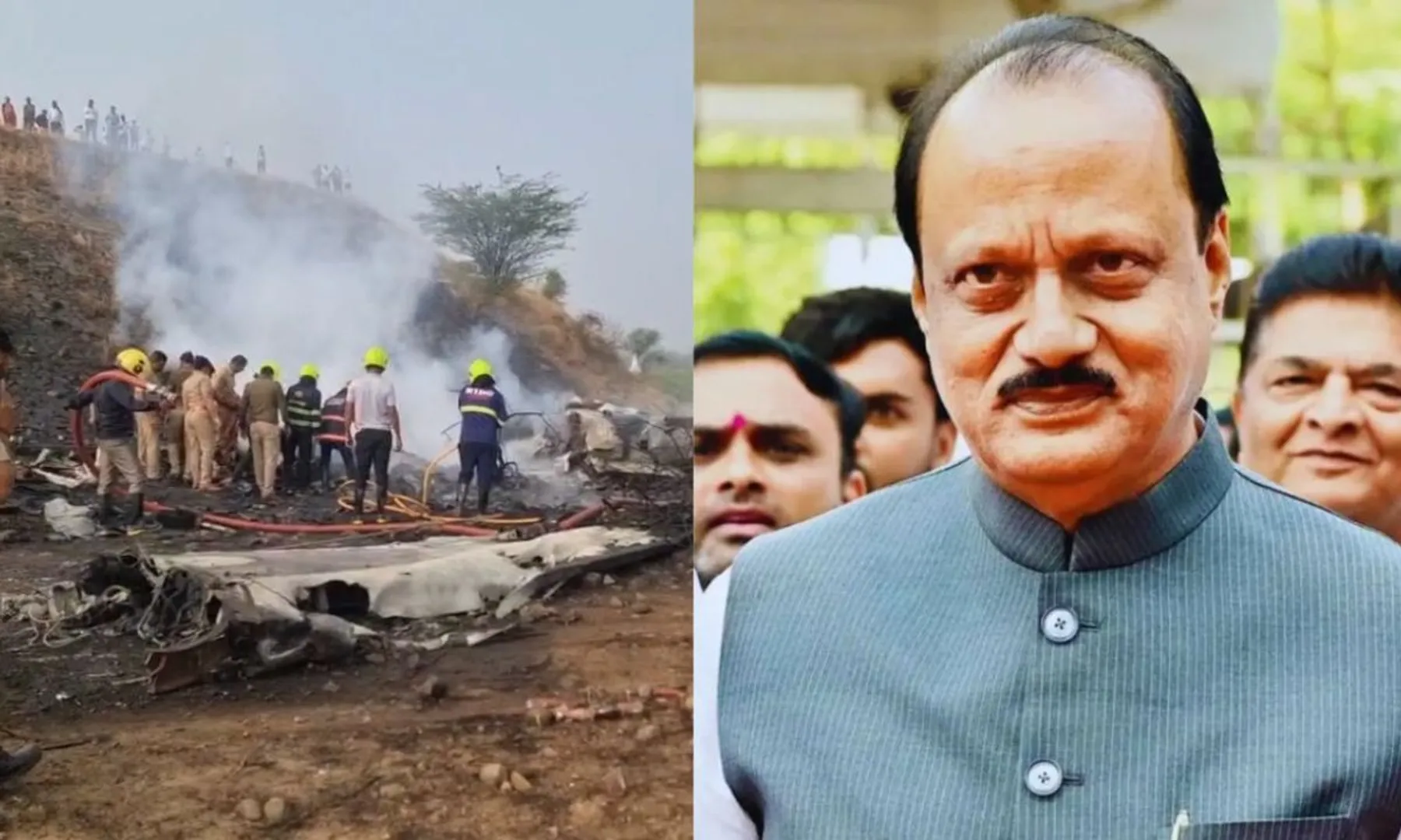  Maharashtra Deputy CM Ajit Pawar dies in plane crash; video shows aircraft split into pieces 
