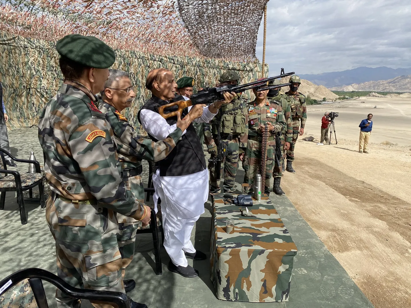 Defence Minister Rajnath Singh in Leh to for Security Review amid India-China LAC stand-off