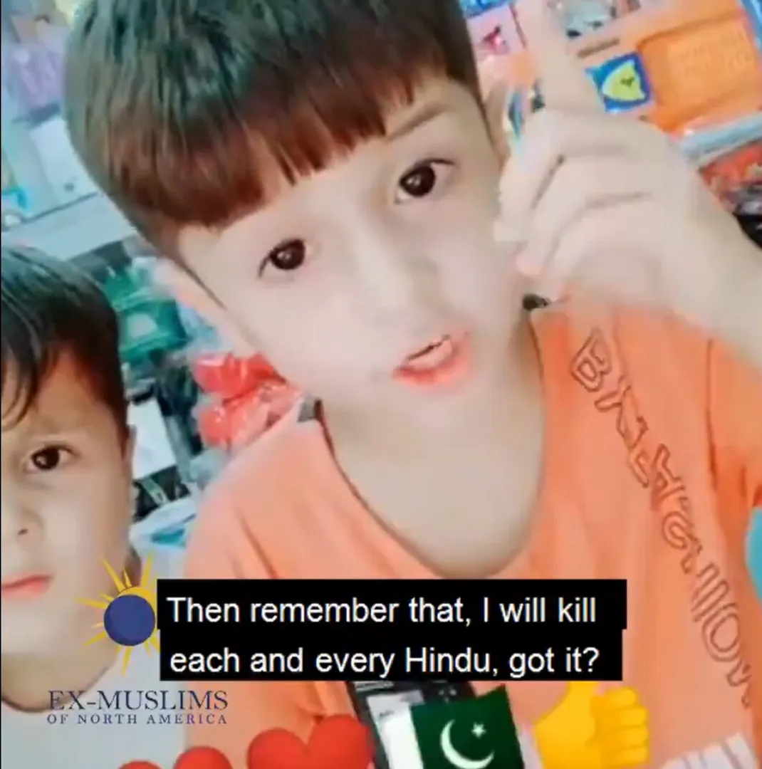 “I will kill all Hindus if Temple built”: Brainwashed Pakistani Kid Warns Imran Khan