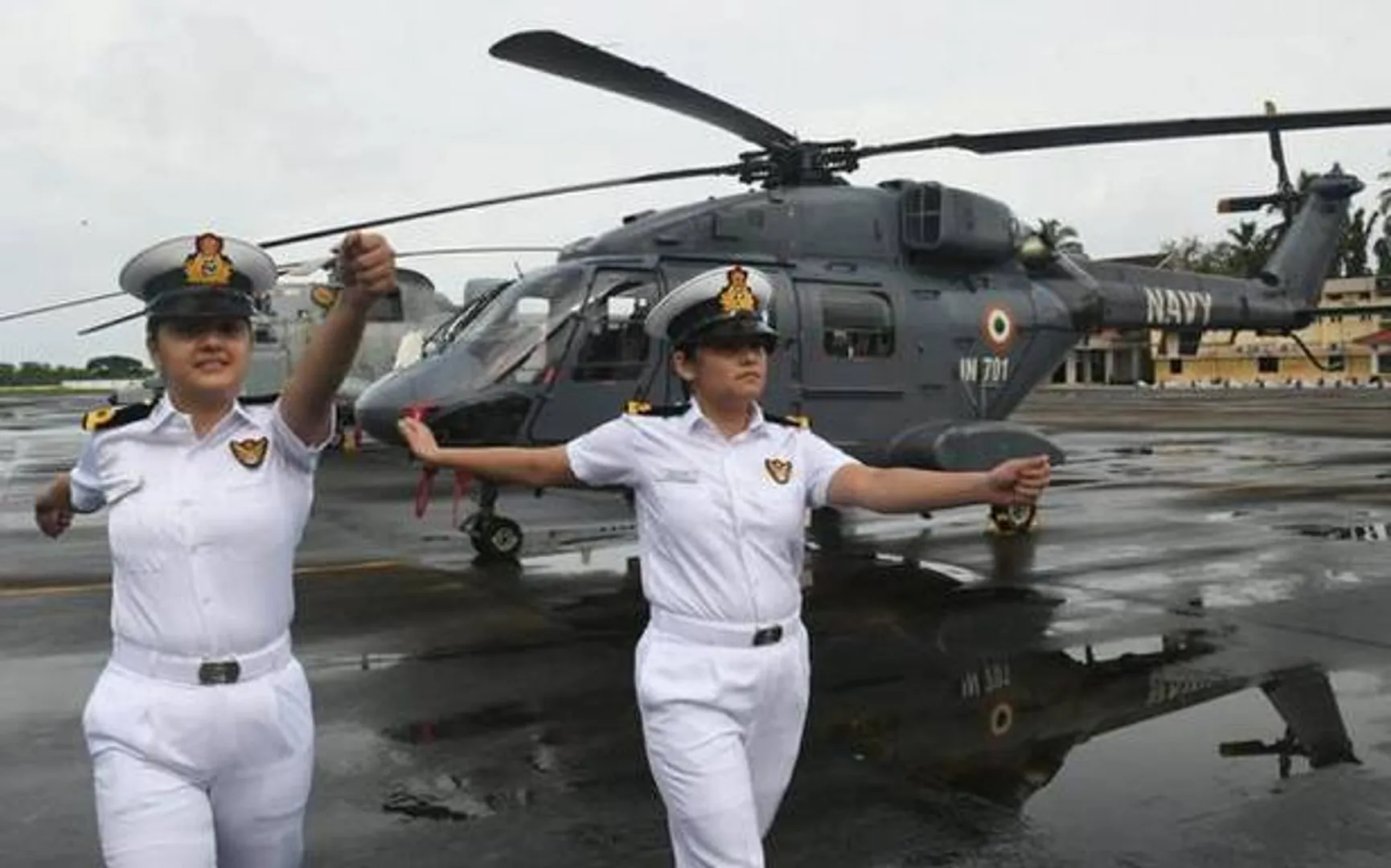 2 women Navy officers will now operate from warship, while IAF trains woman pilot for Rafale
