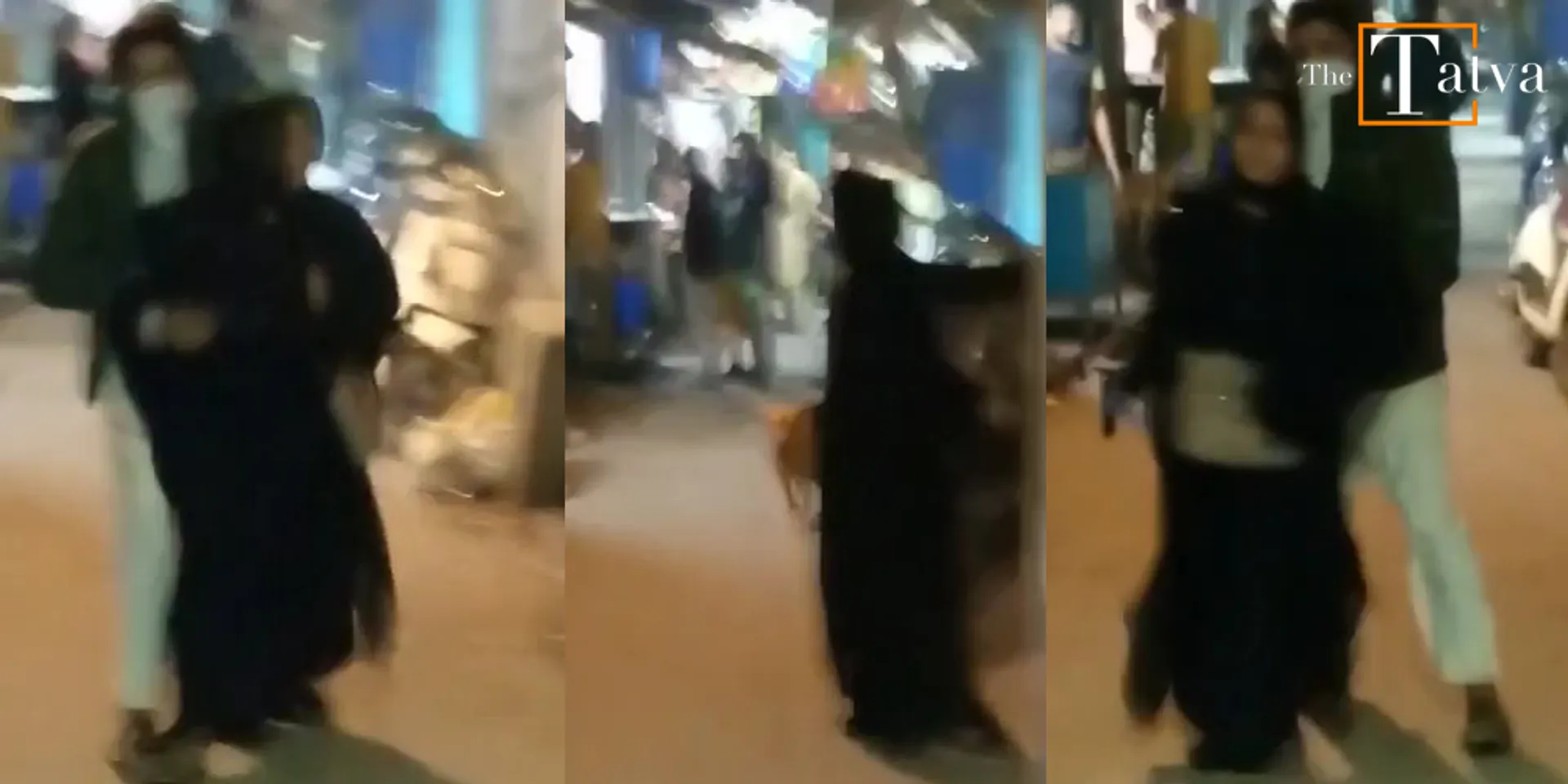 Drunk Burqa clad woman terrorizes people on Delhi streets, fires gunshots | WATCH