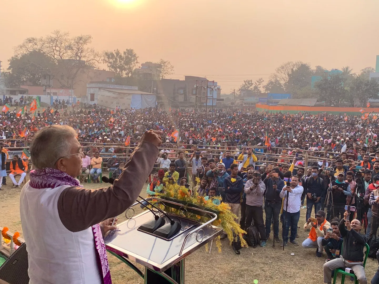 3800 workers of different parties joined BJP in Bengal’s Asansol, says state president Dilip Ghosh