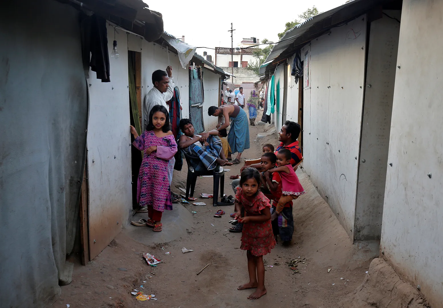 155 Illegal Rohingya immigrants detained during a verification drive in Jammu, to be sent to a 'Holding Center'