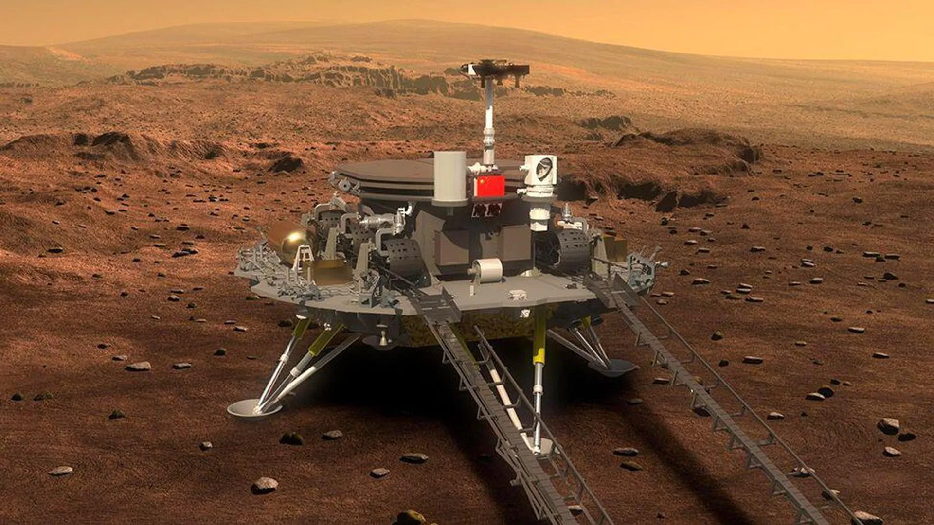 Historic Moment as China landed its spacecraft on Mars for the first time