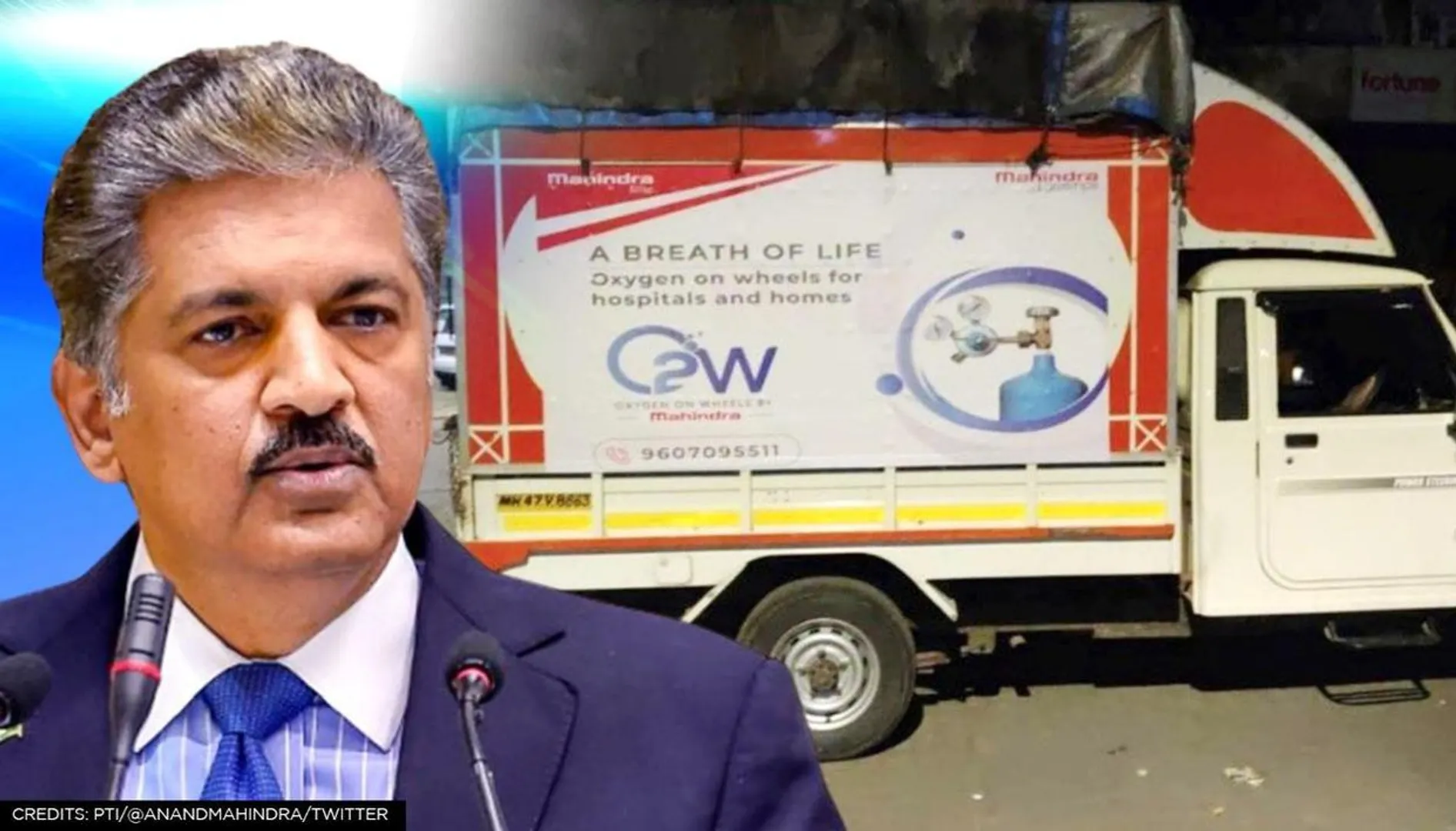Anand Mahindra rolls out 'Oxygen on Wheels' in Maharashtra to transport oxygen from plant to homes and hospitals