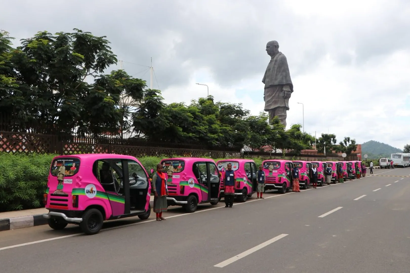 Local Tribal women to run E-rickshaw at Statue of Unity