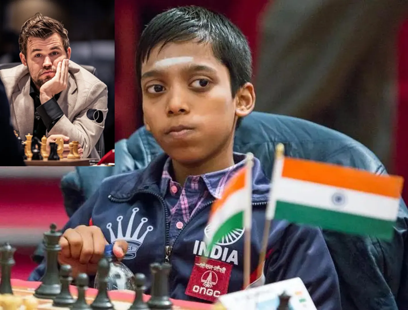 India's 16-year-old R Praggnanandhaa defeats World No. 1 Magnus Carlsen in global chess tournament