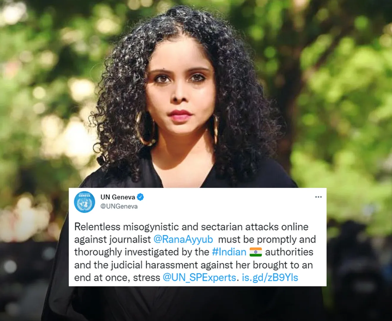 United Nations raises voice against 'harassment' of Journalist Rana Ayyub, blames misogynist Right Wing for attacking her