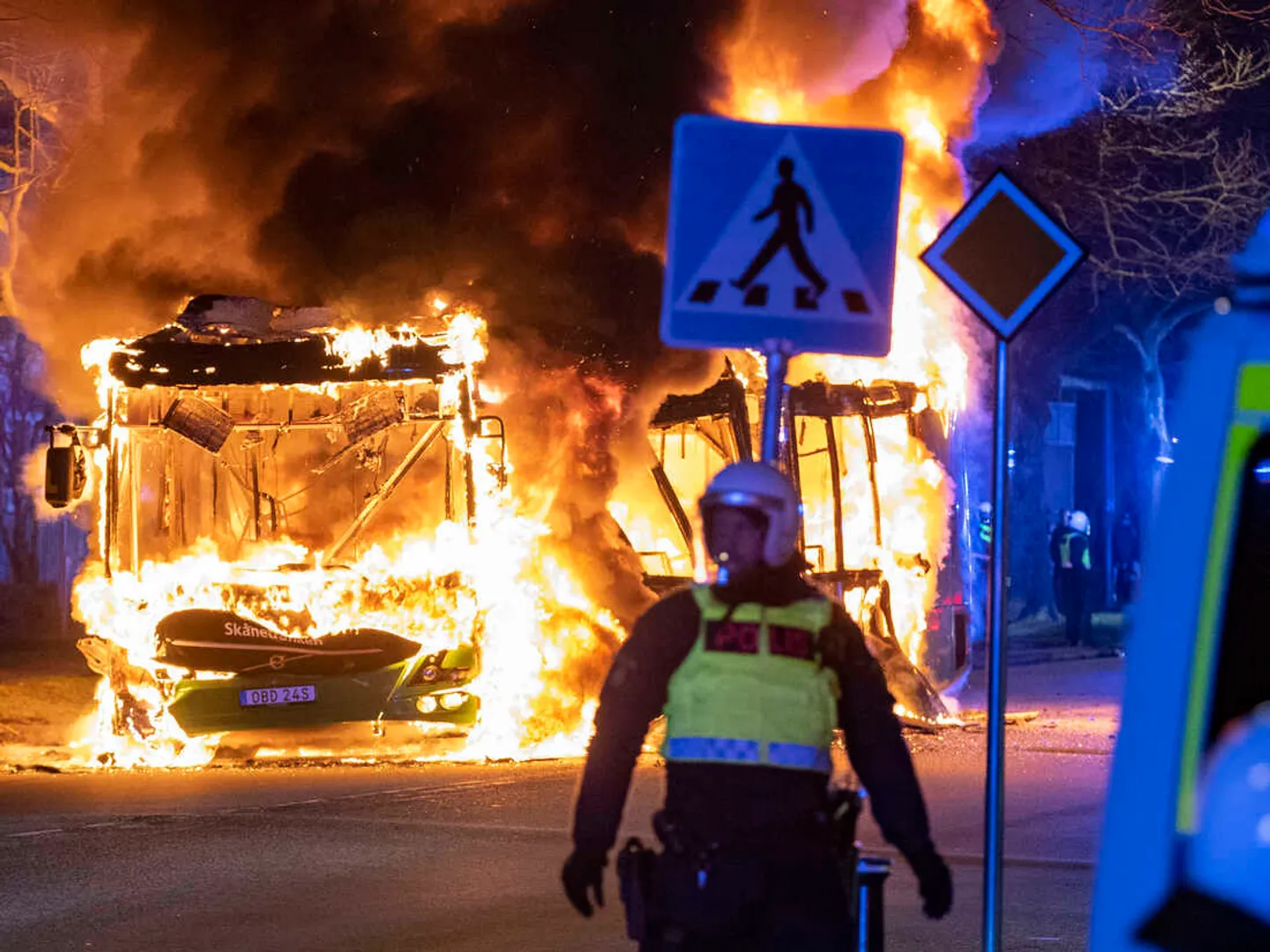 Far-Right activist burns the holy Quran in Sweden resulting in riots