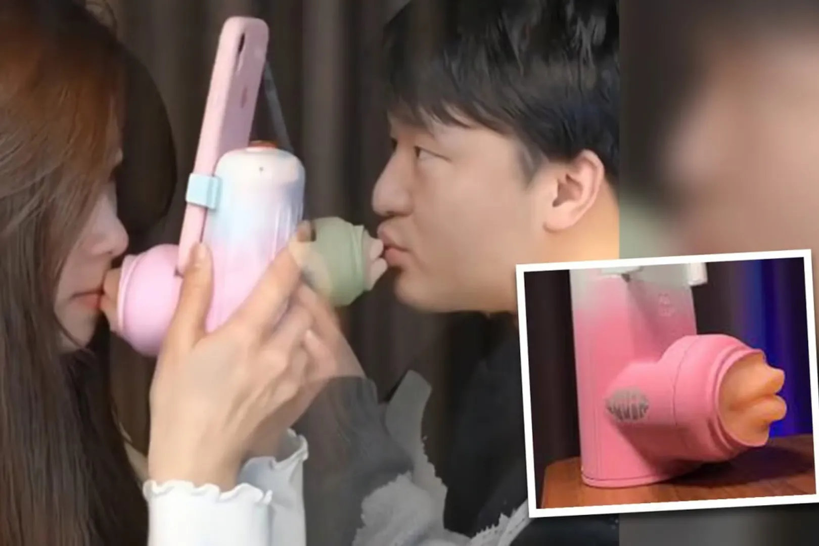 Revolutionary Chinese invention lets you kiss your long-distance lover anytime, anywhere!