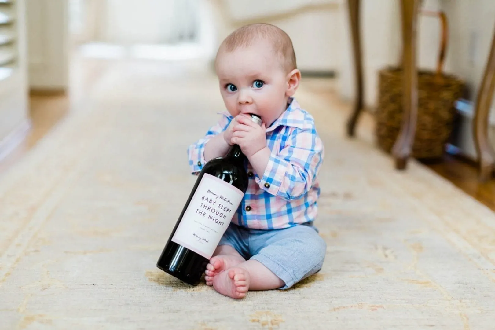 Mother in California fills bottle with alcohol to stop baby from crying