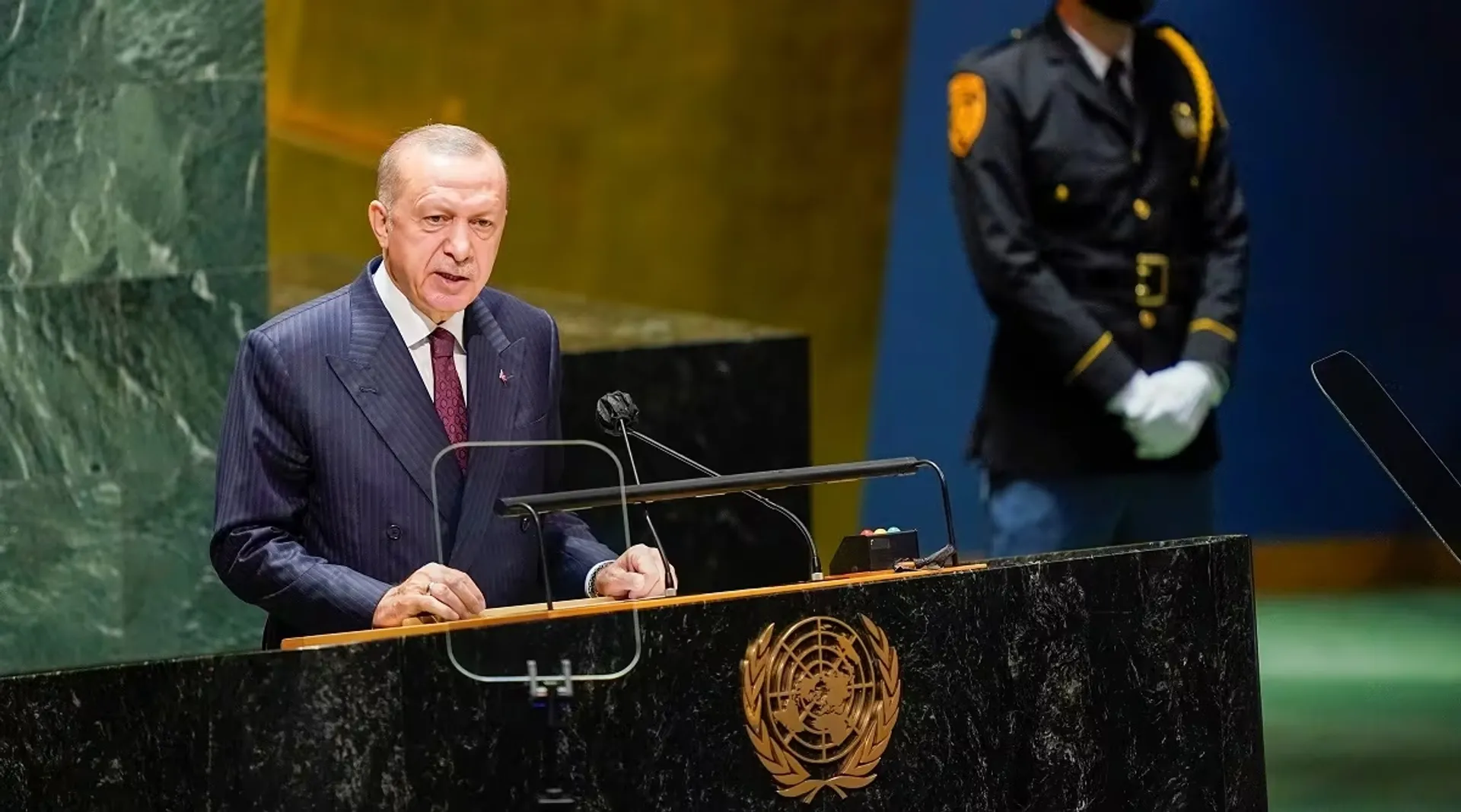 Turkish President Erdogan addresses Kashmir issue in UN General Assembly