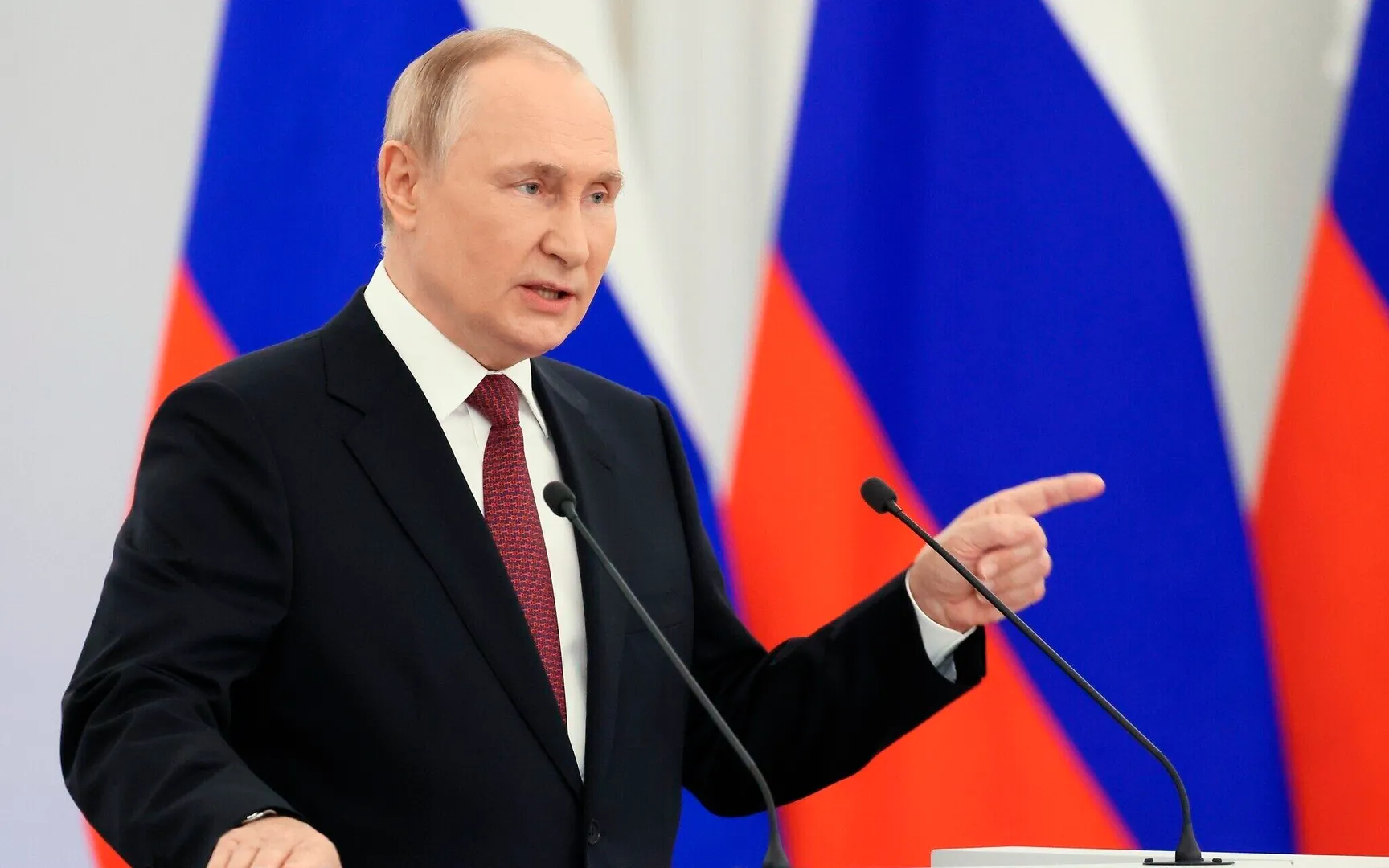 Putin accuses the west of 'Russophobia' in latest speech
