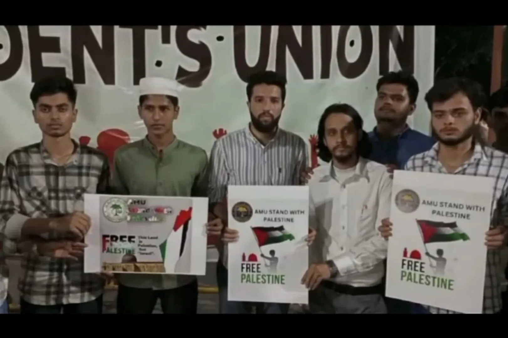 Case filed against students of Aligarh Muslim University for taking out march in support of Hamas