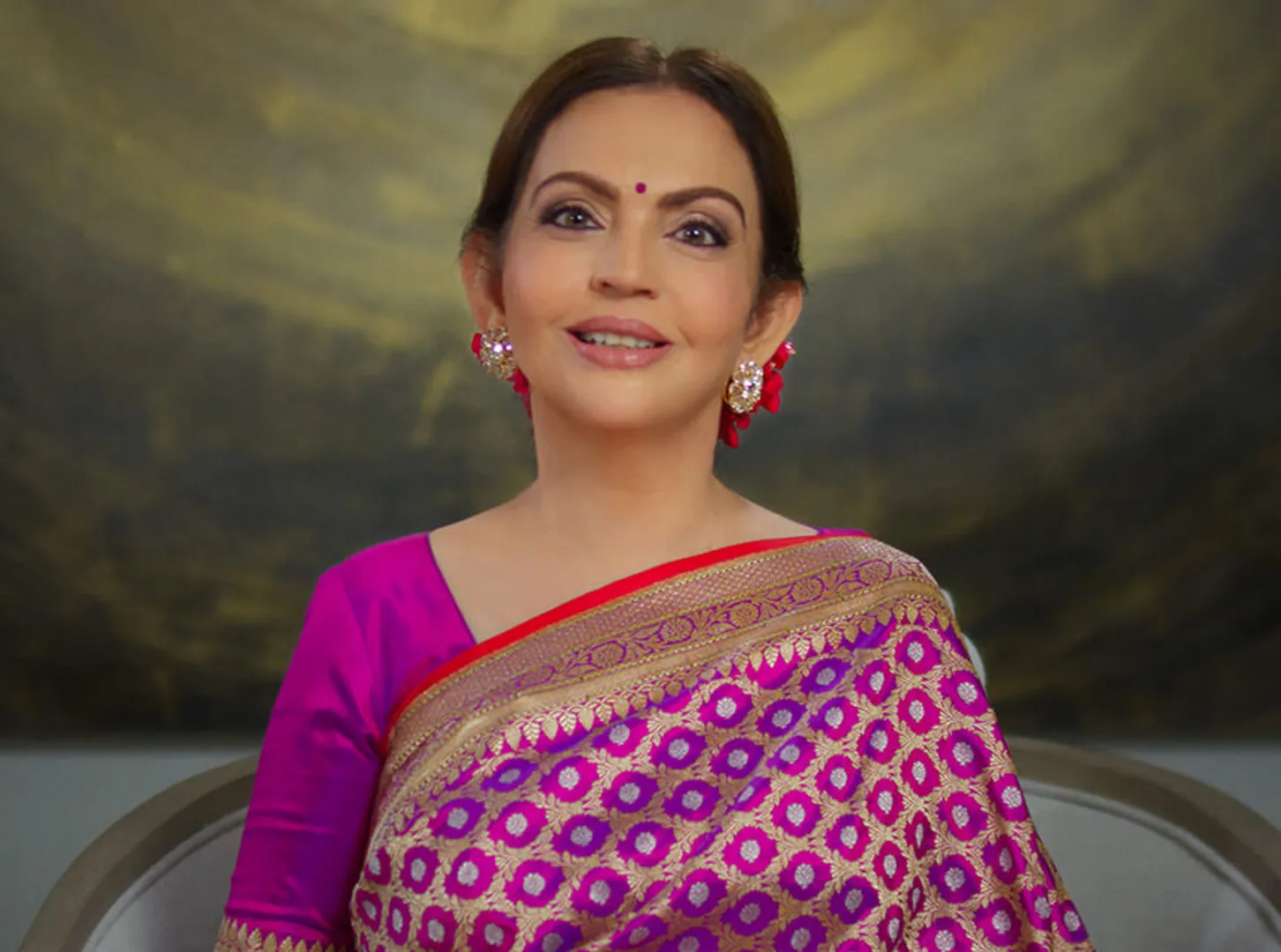 Nita Ambani honoured as "Sports Leader of the Year" at the CII scorecard 2023 event