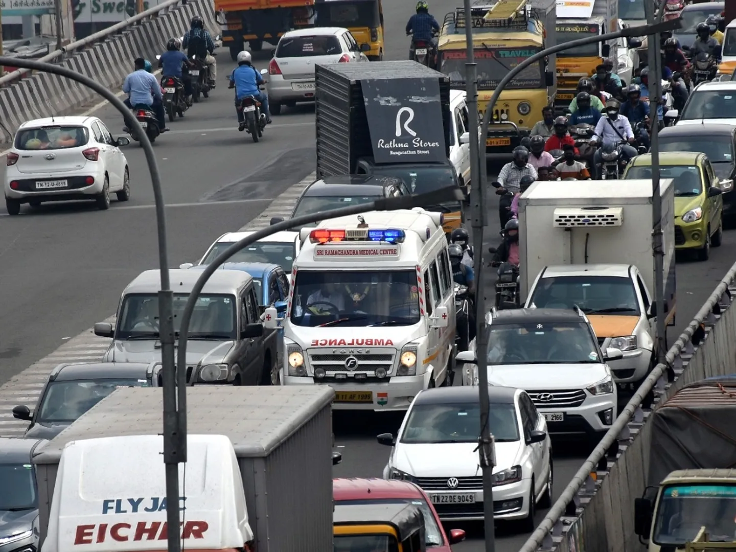 Gurugram traffic police announces a hefty charge for blocking fire trucks and ambulances
