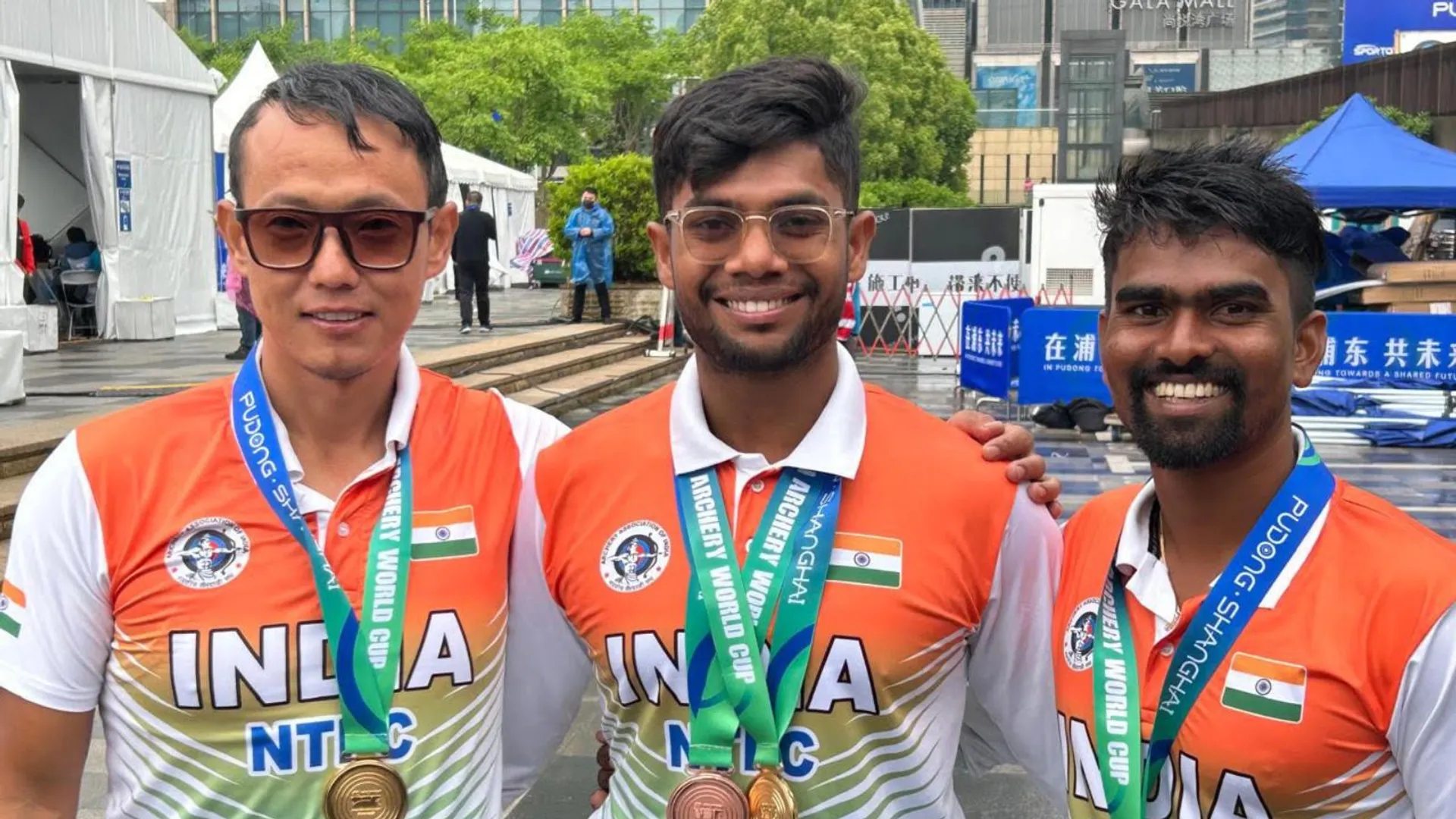 Archery World Cup: India Beats Korea to win first gold in Men's Recurve Team in 14 years