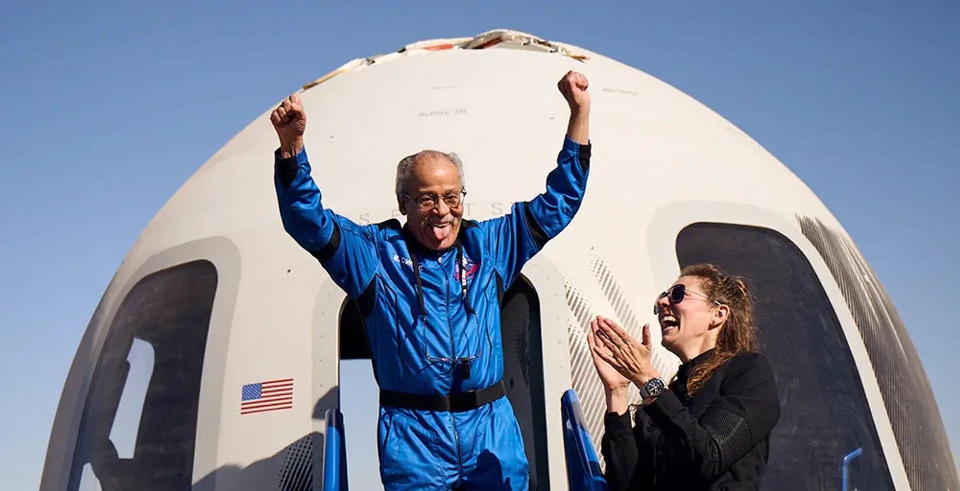 First black astronaut candidate, now 90, becomes oldest person to reach space