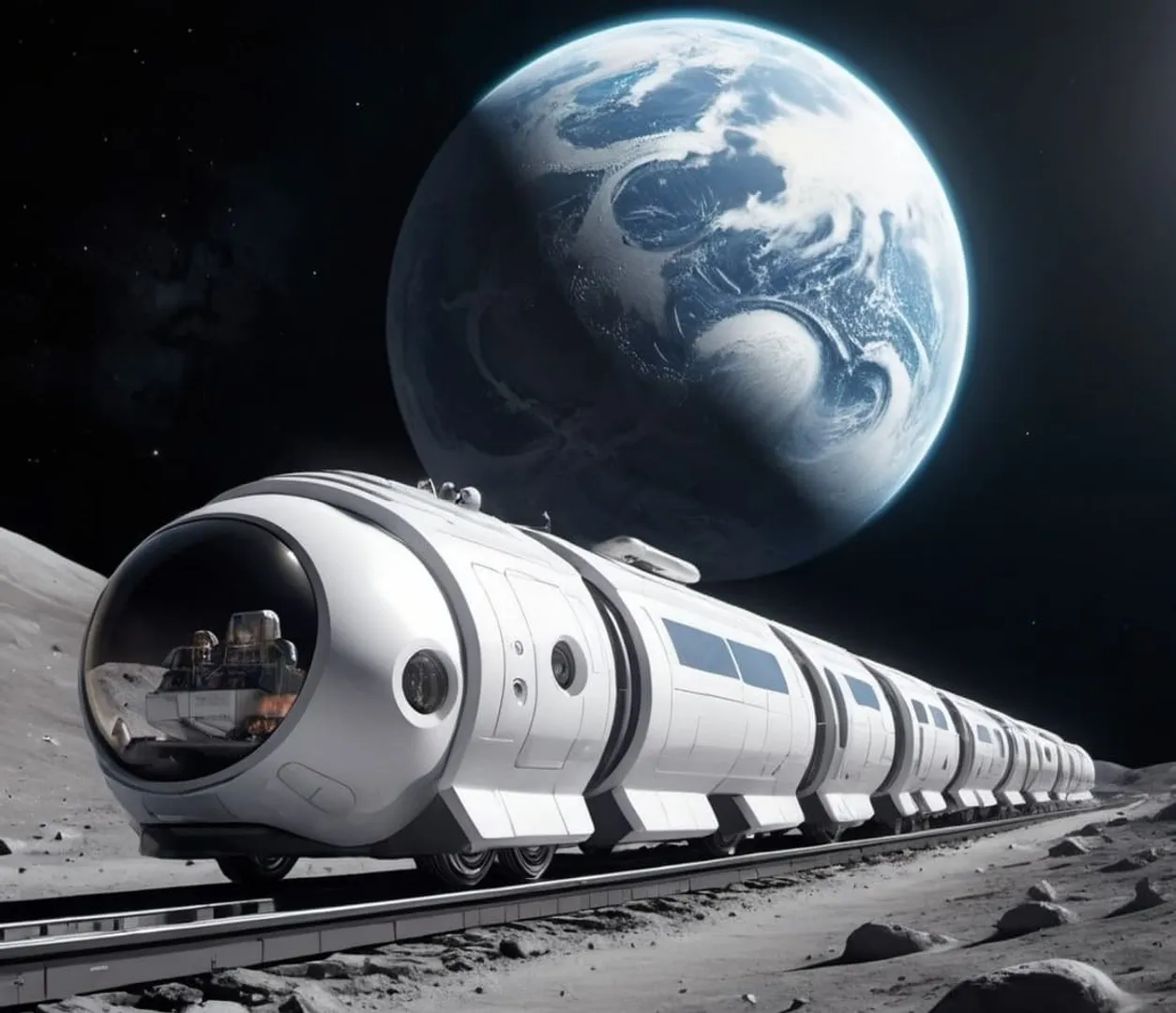 NASA's Moon Mission: Introducing FLOAT, the Lunar railway system