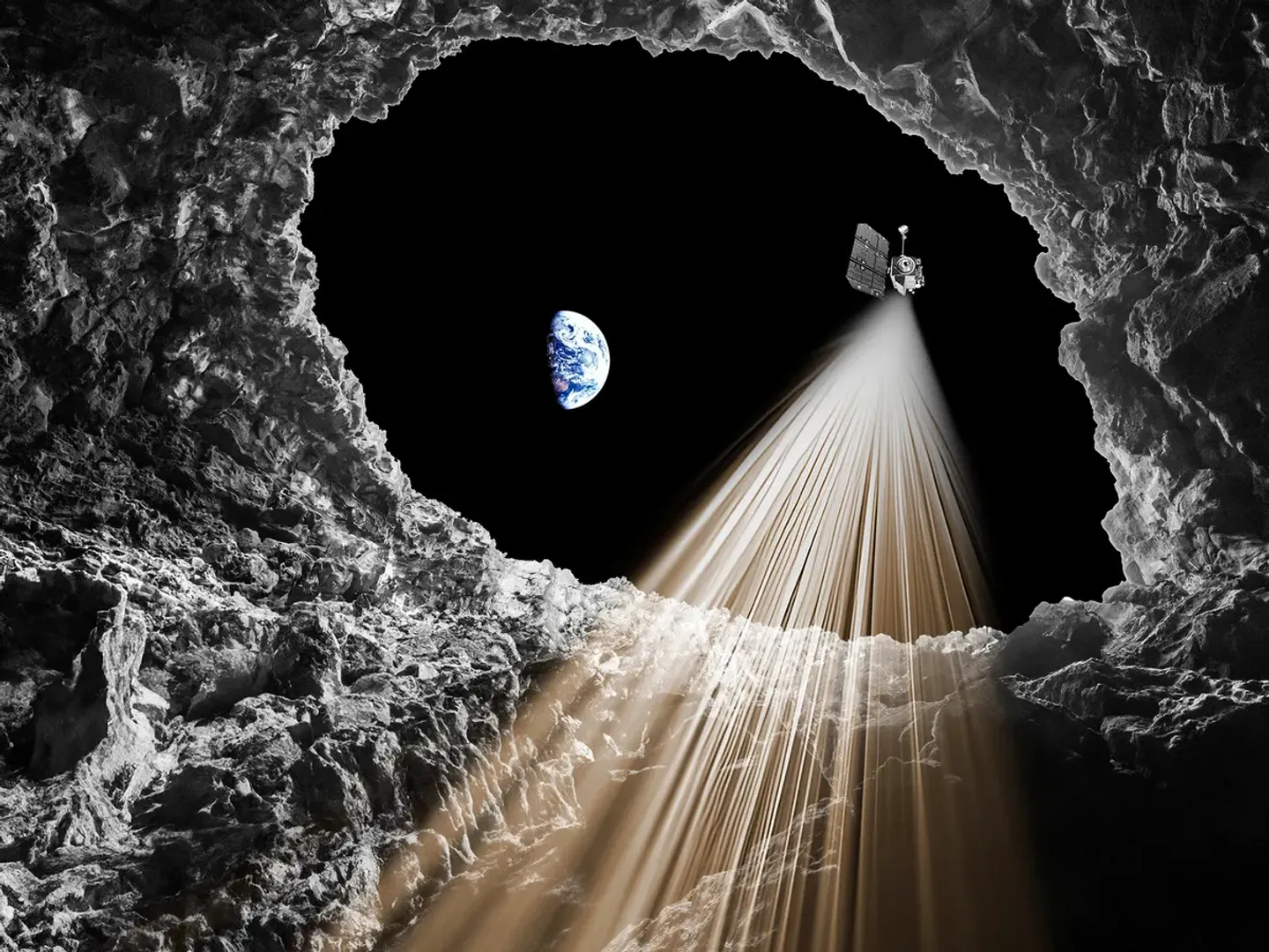 Underground cave
