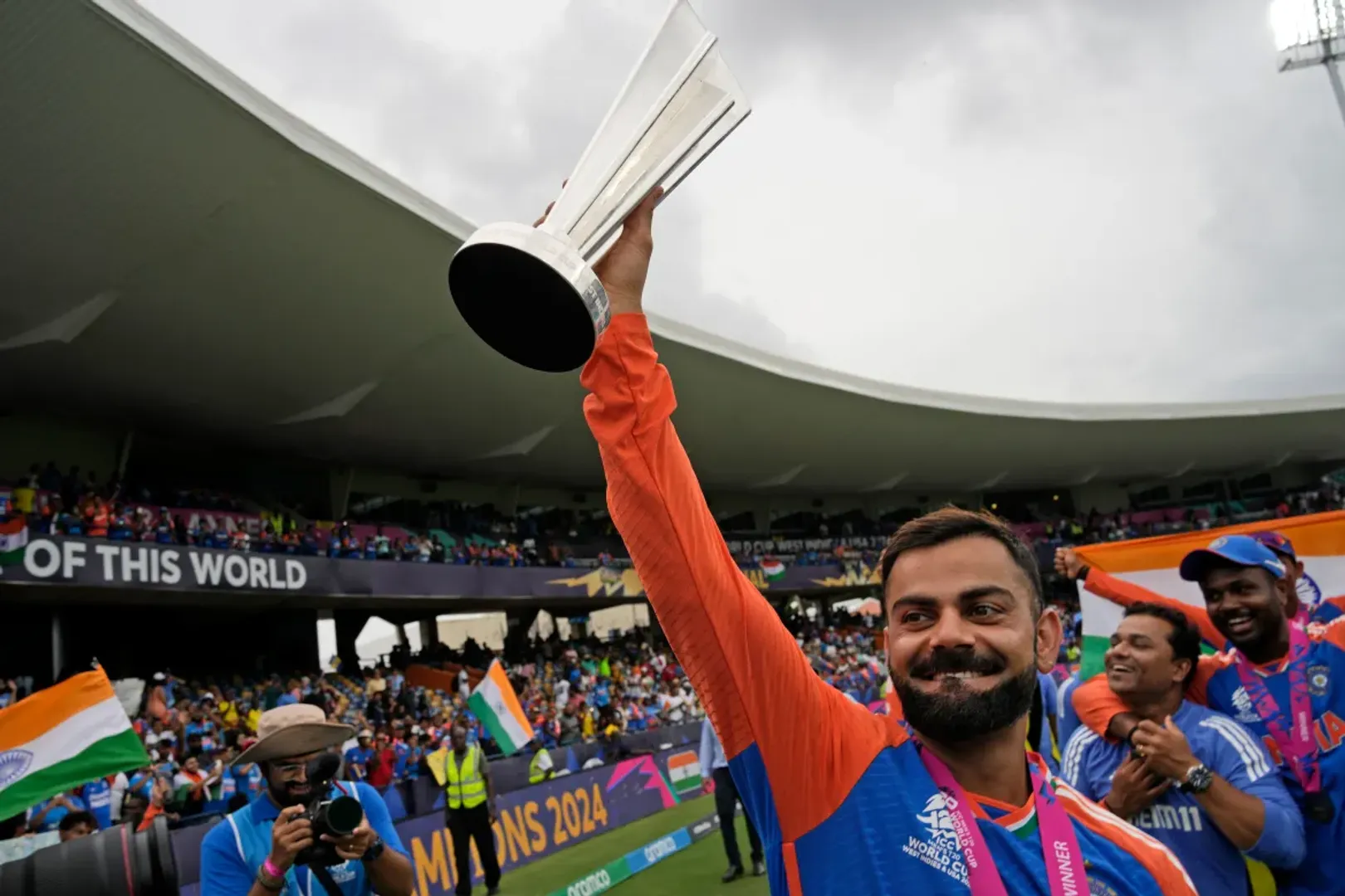Team India clinches ICC T20 WC 2024, Virat surpasses MS Dhoni's Record